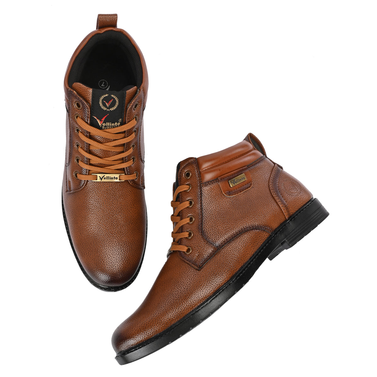 Vellinto CARTER Casual Boots For Men ll Synthetic Leather Boots