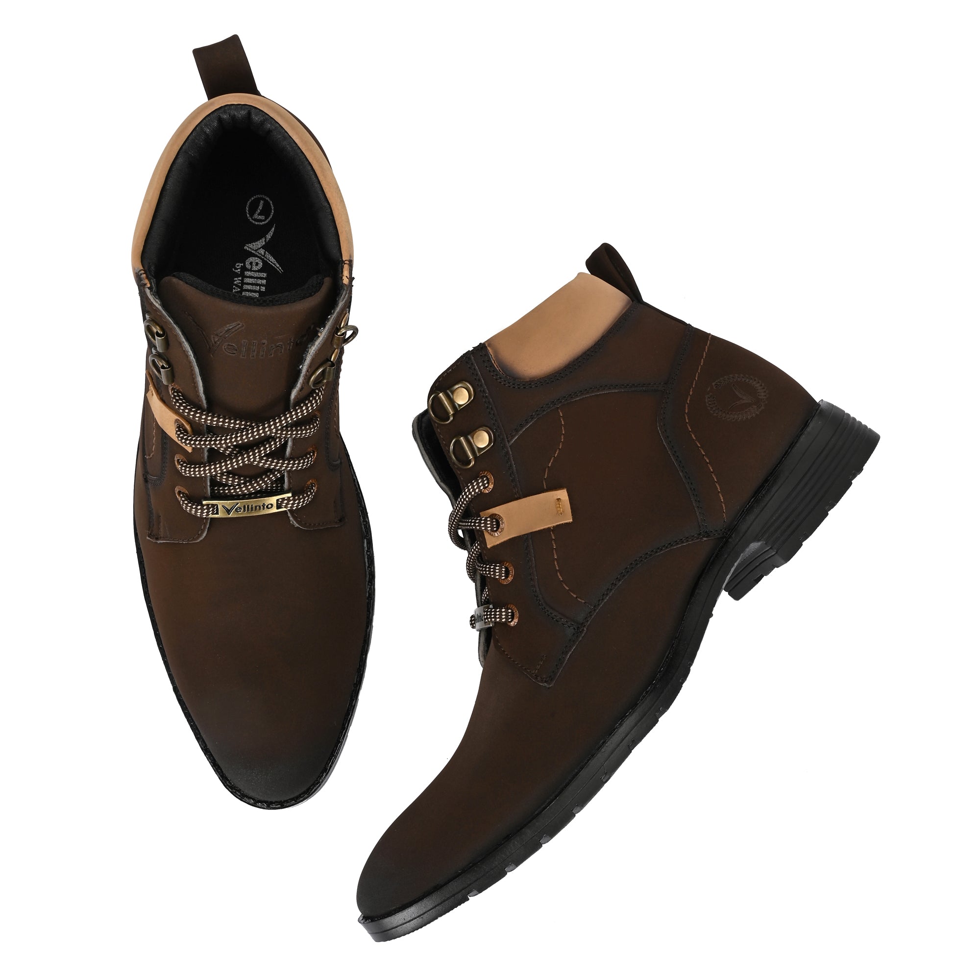 Vellinto ROADBURNER Stylish Synthetic Leather Boots For Men