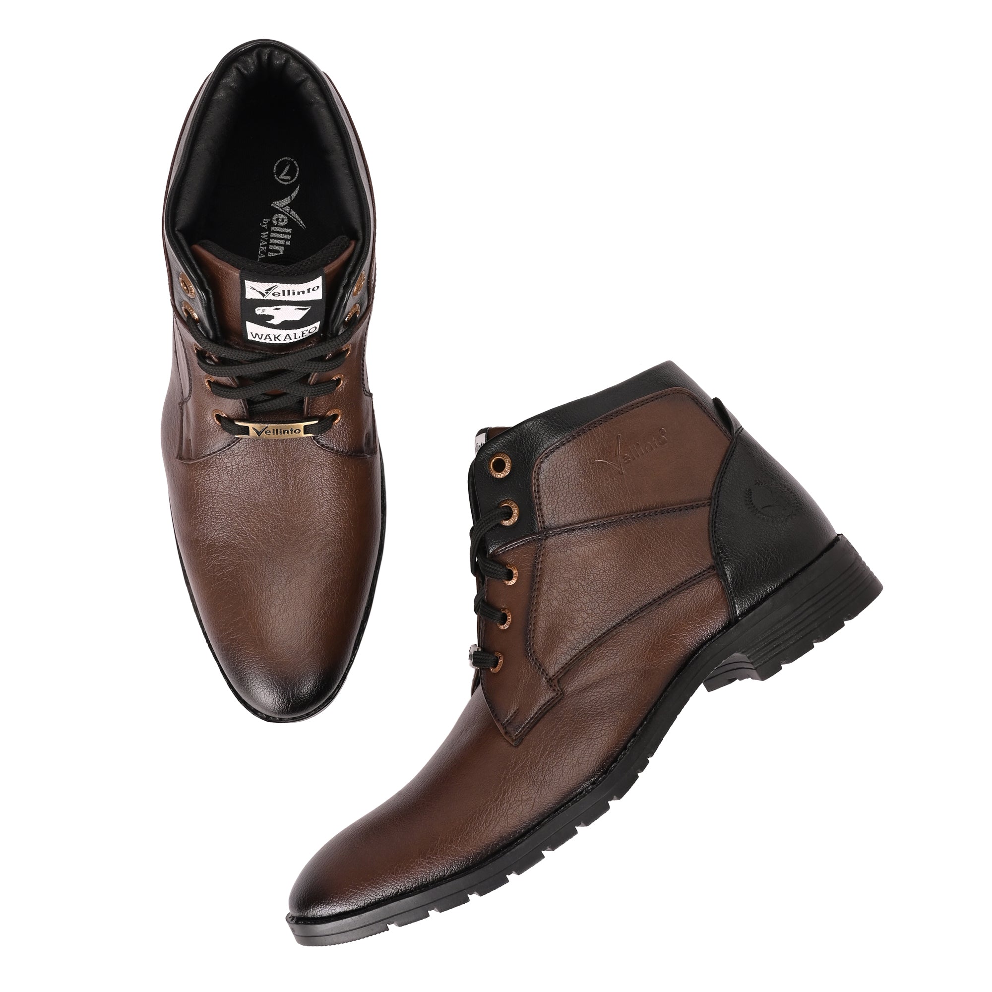 Vellinto FRONTIER Trendy Mid-Ankle Synthetic leather Boots For Men Boots For Men