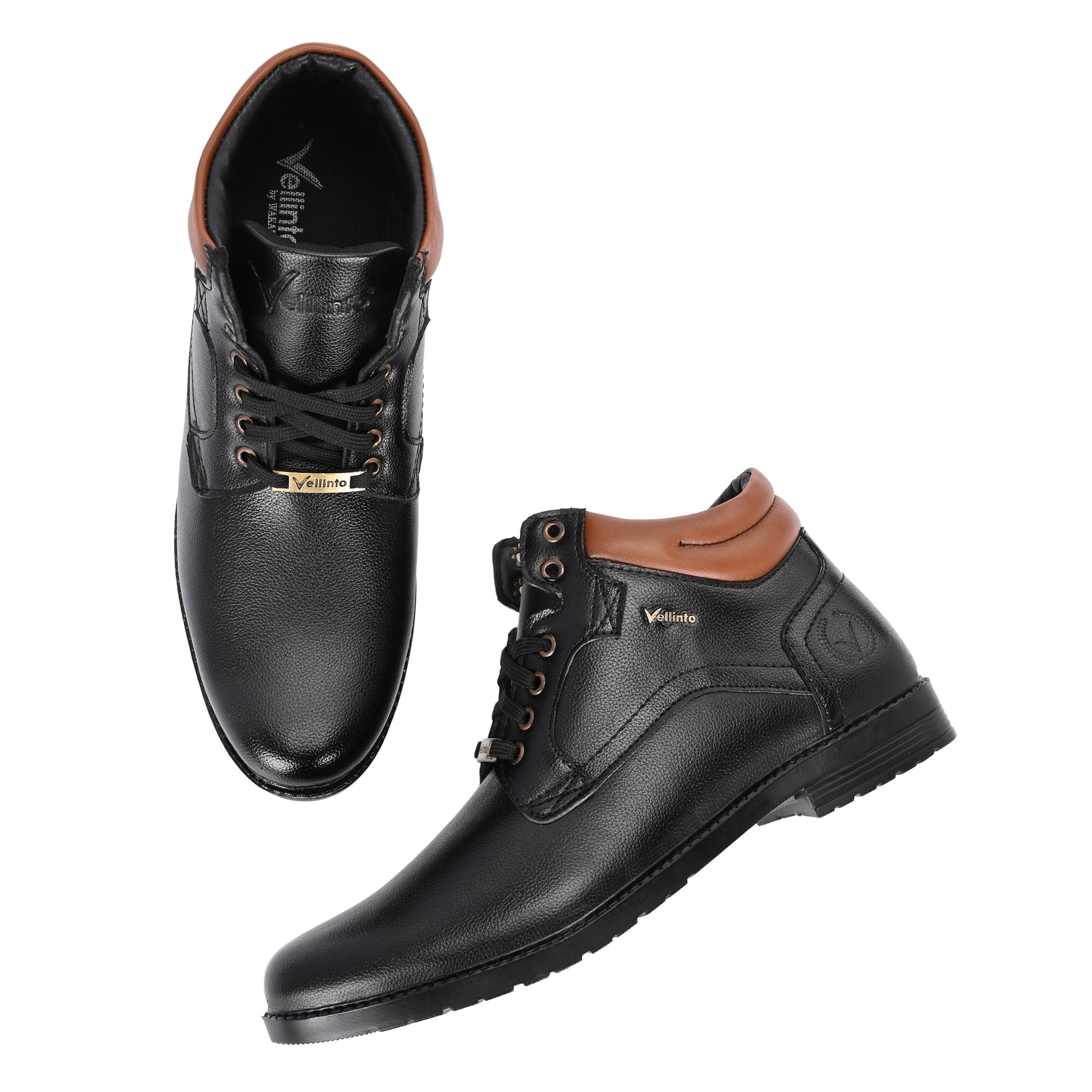 Vellinto MILET Casual Boots For Men ll Synthetic Leather Boots Casuals For Men Boots For Men