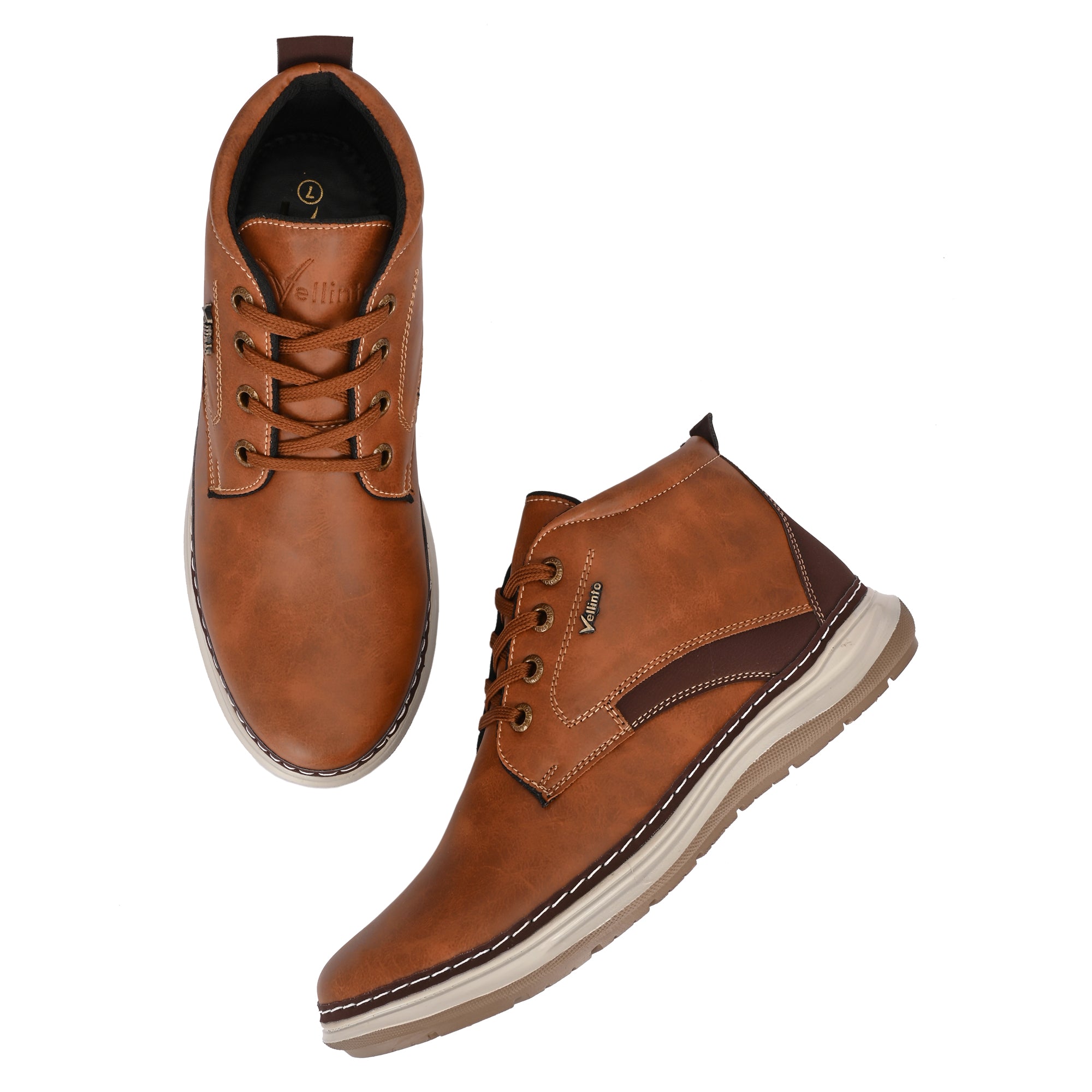 Vellinto Stylish OXHIDE Casual Mid-Ankle Party Boots For Men Boots For Men