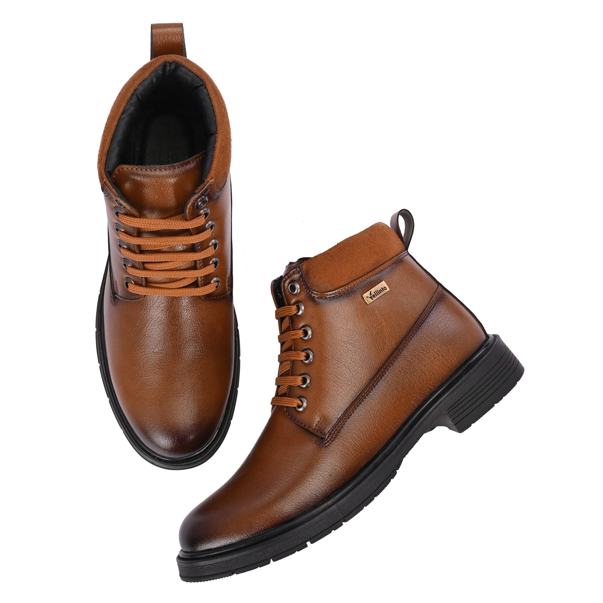 Vellinto Vellinto RUSTIK Casual Boots For Men ll Synthetic Leather Boots Casuals For Men Boots For Men