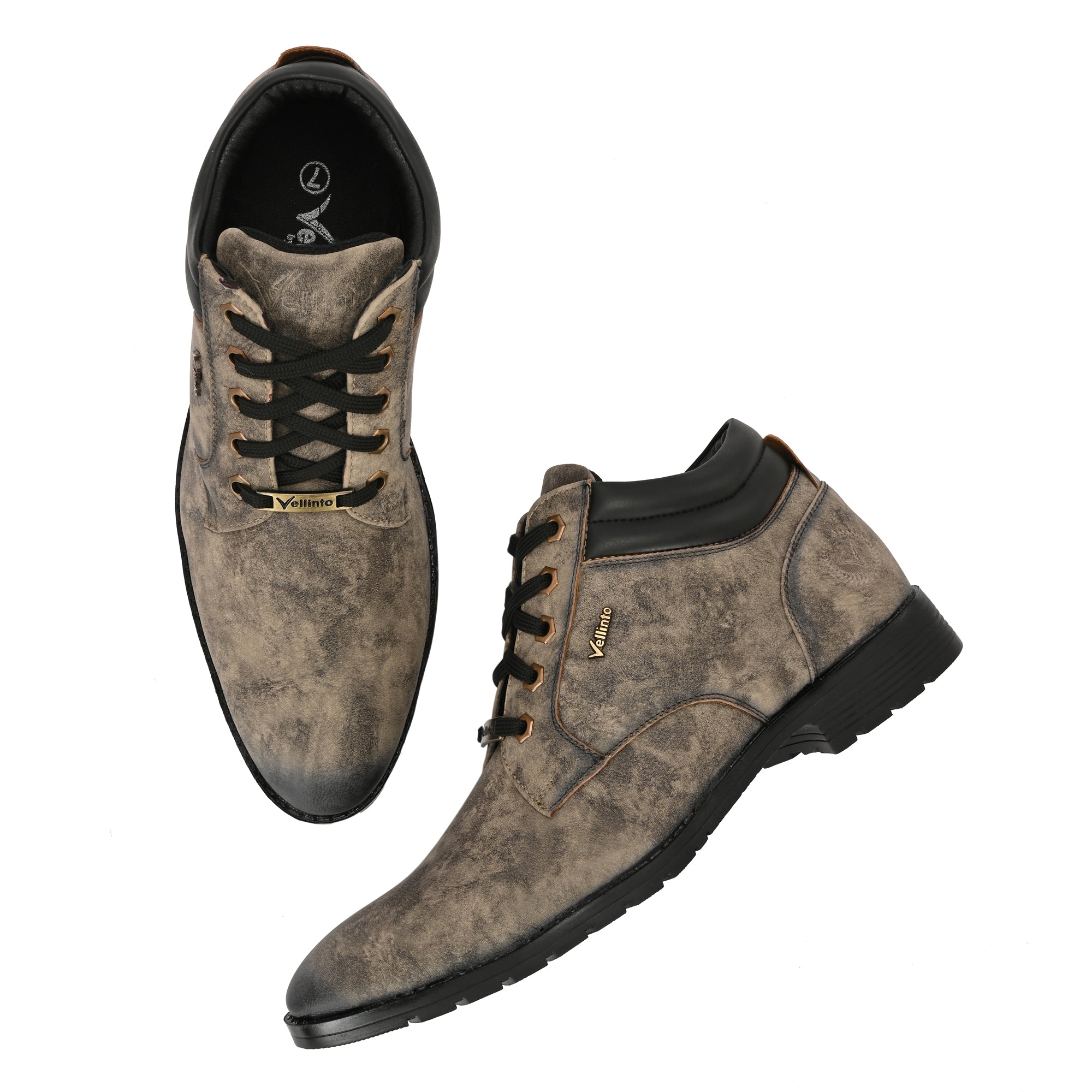 Vellinto STONY Trendy and Stylish Casual Mid-Ankle Synthetic leather Boots Boots For Men