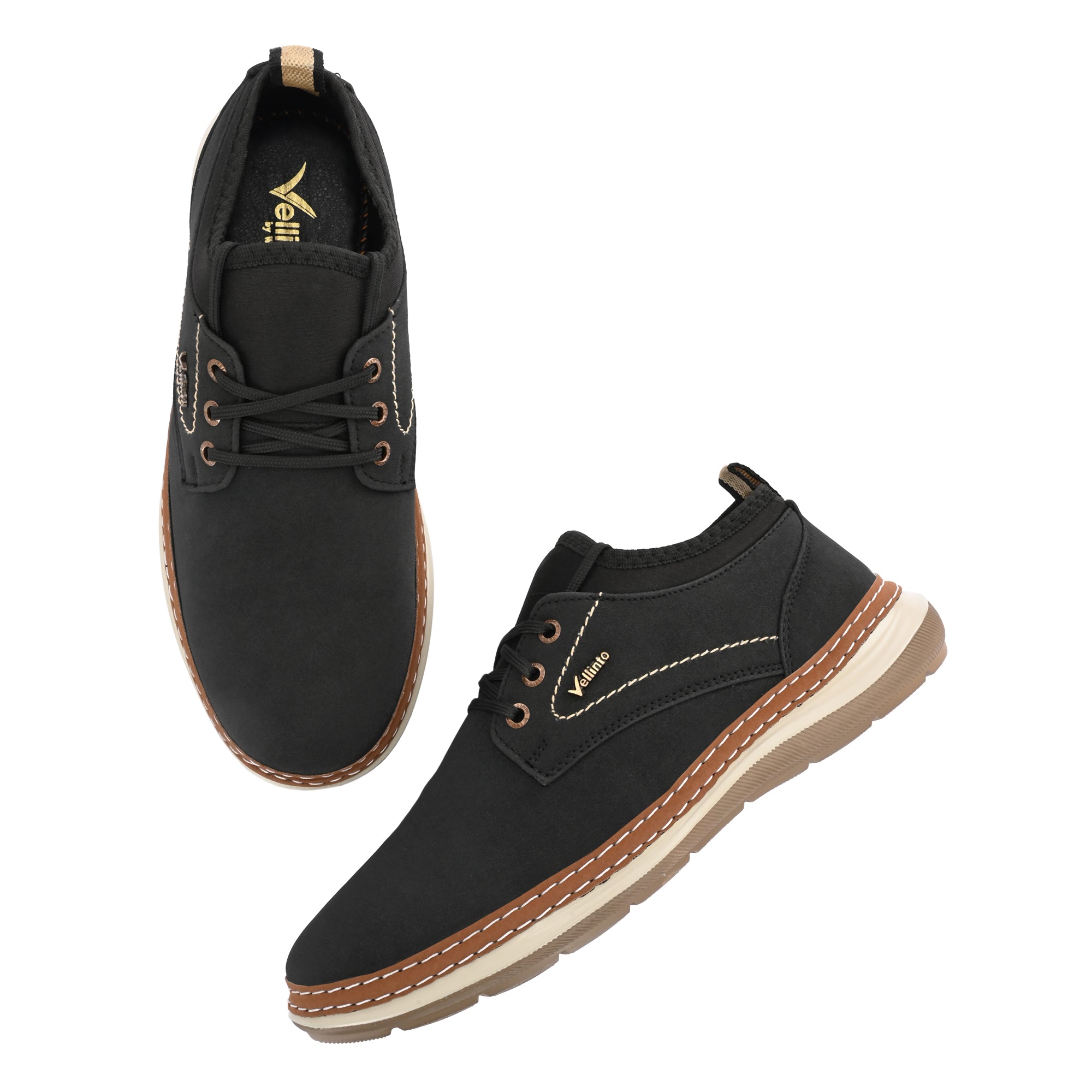 Vellinto Vellino SLIPLACE Men’s Casual Canvas Shoes with Contrast Stitching Casuals For Men