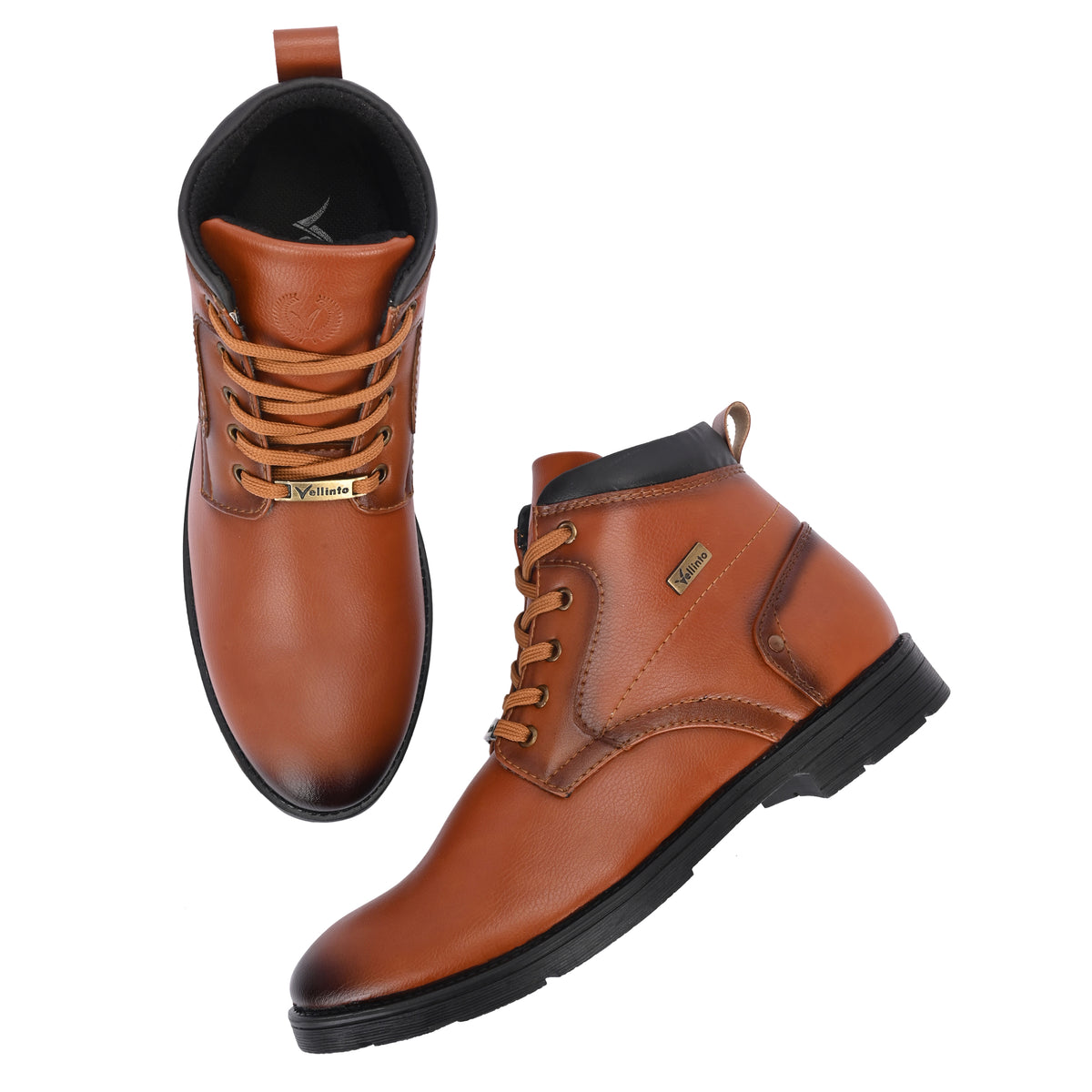 Vellinto FRONTIER Casual Boots For Men ll Synthetic Leather Boots