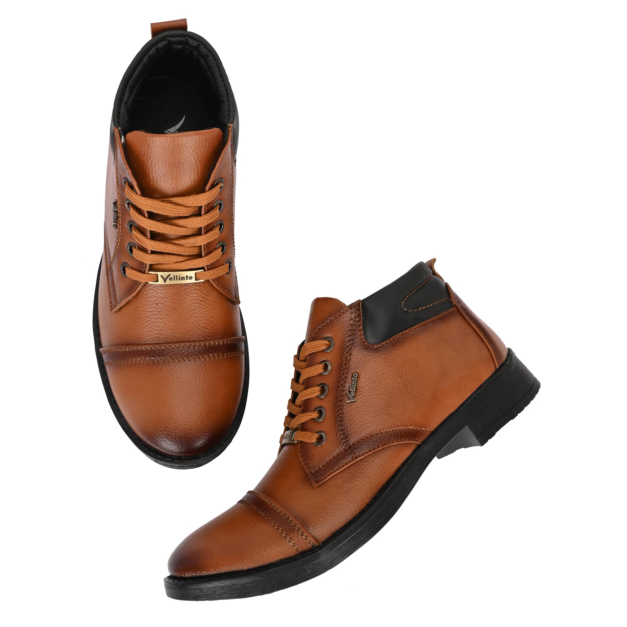 Vellinto Vellinto FLEXOR Casual Mid-Ankle Synthetic leather Stylish and trendy Boots Boots For Men