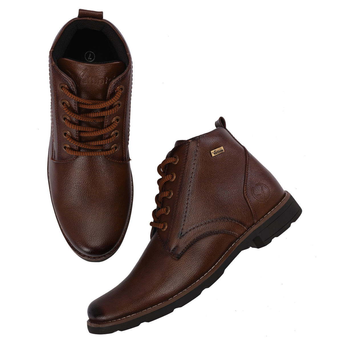 Vellinto PANTHER Men's Casual Outdoor Synthetic Leather Boots Boots For Men