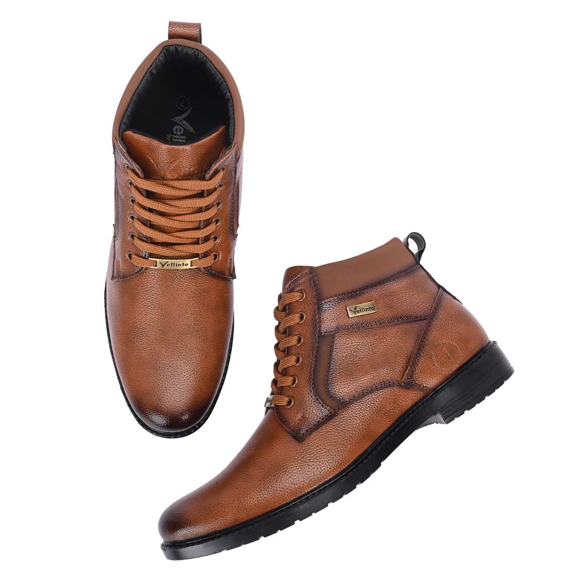 Vellinto SIGNATURE Casual Boots For Men ll Synthetic Leather Boots Corporate Casuals For Men