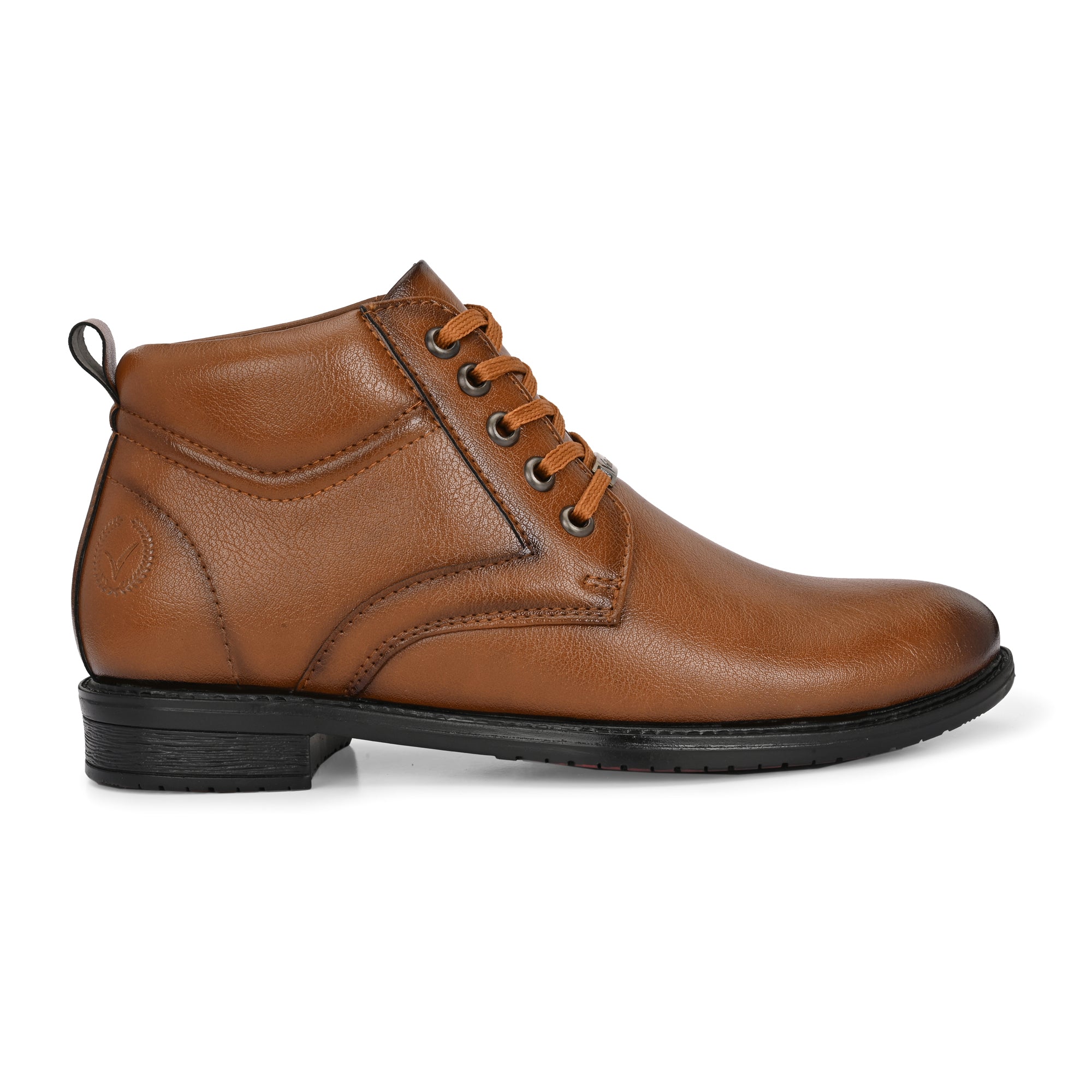 Vellinto INDIANA Men Mid Ankle Synthetic Leather Boots| Party & Office Wear Boots For Men