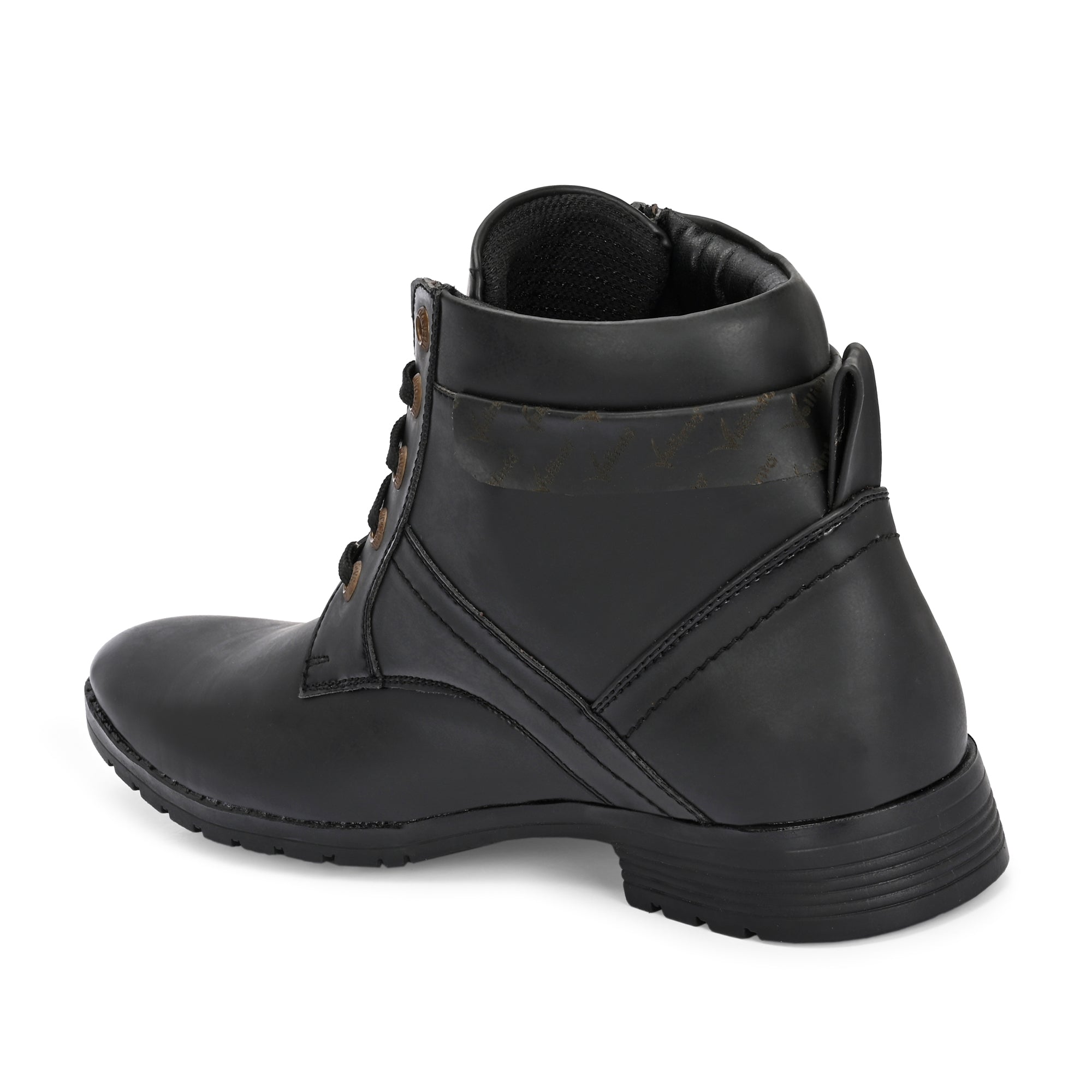 Vellinto Vellinto ORION Men’s Stylish Lace-Up & Zipper High Ankle Casual Boots Boots For Men