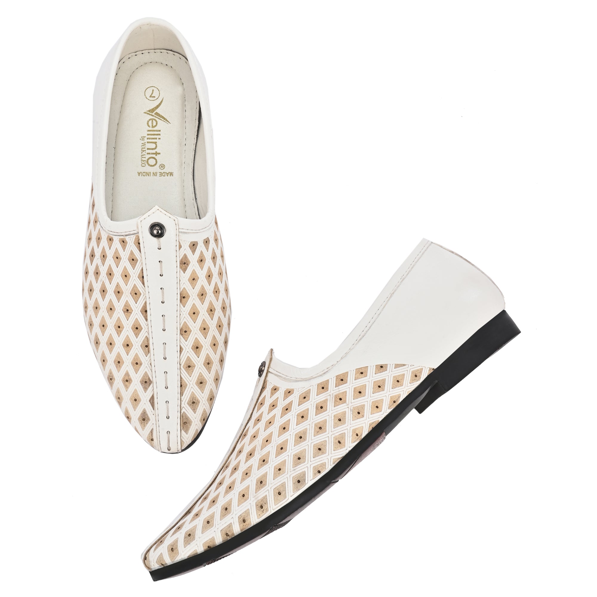 Vellinto MEHER Cool Rajasthani Ethnic Juttis For Men ll Mojaris For Men Party Wear For Men
