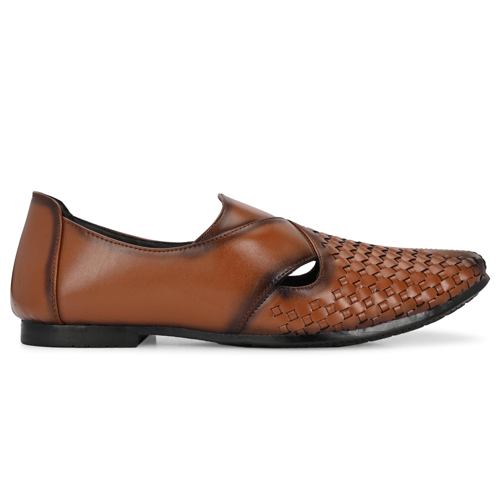 Stylish RAJAURI Ethnic Mojari for Men | PU Leather Party Wear Festive Wear Casuals For Men