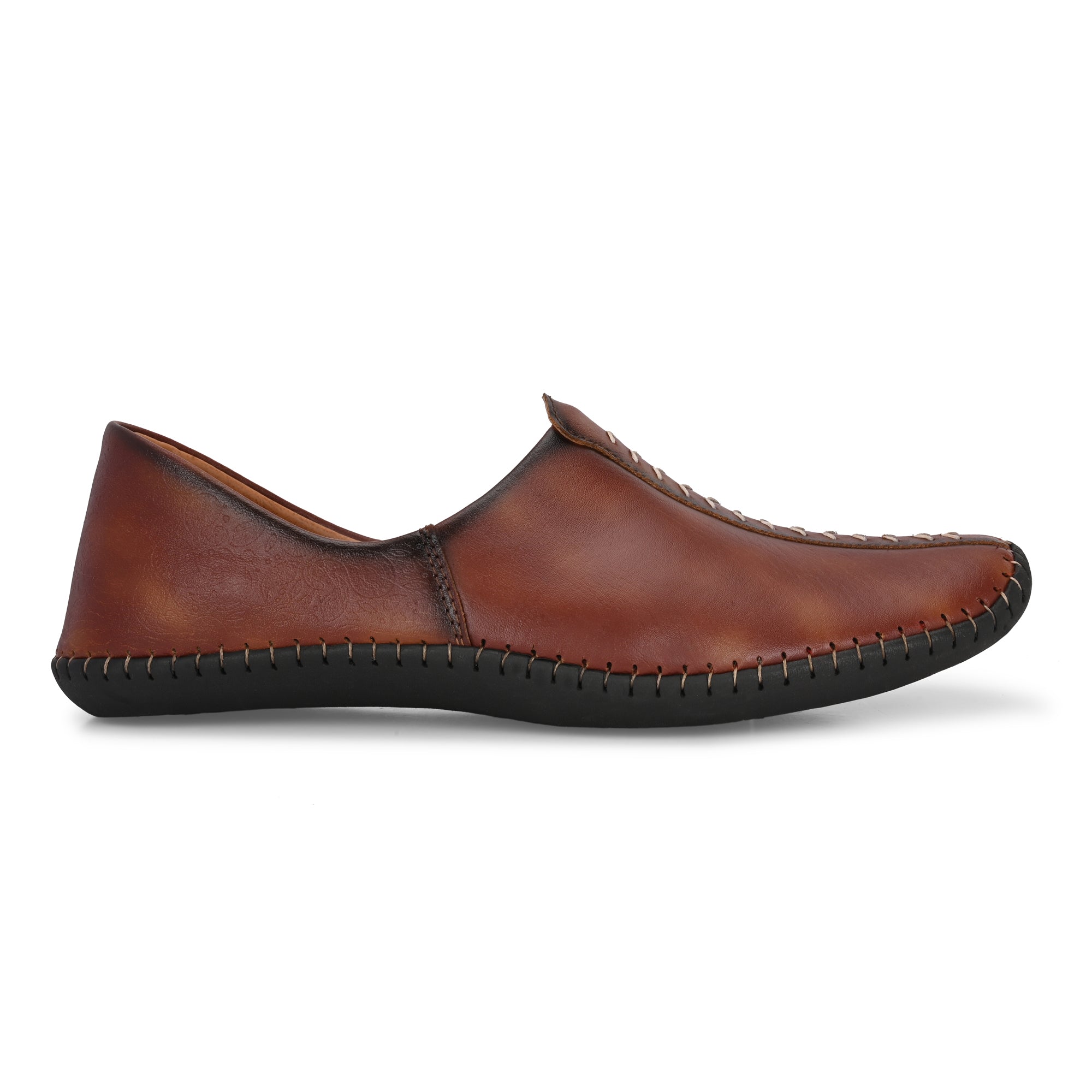 Vellinto ARTIZAN Cool Rajasthani Stitched Design Jutis Mojaris Nagra For Men Casuals For Men