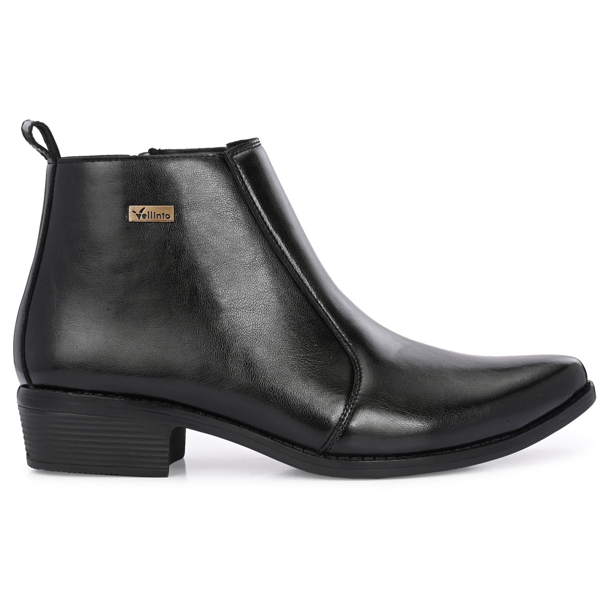 Vellinto Vellinto Royal Look RAMANA Zipped Boots For Men Synthetic Leather Boots For Men Boots For Men
