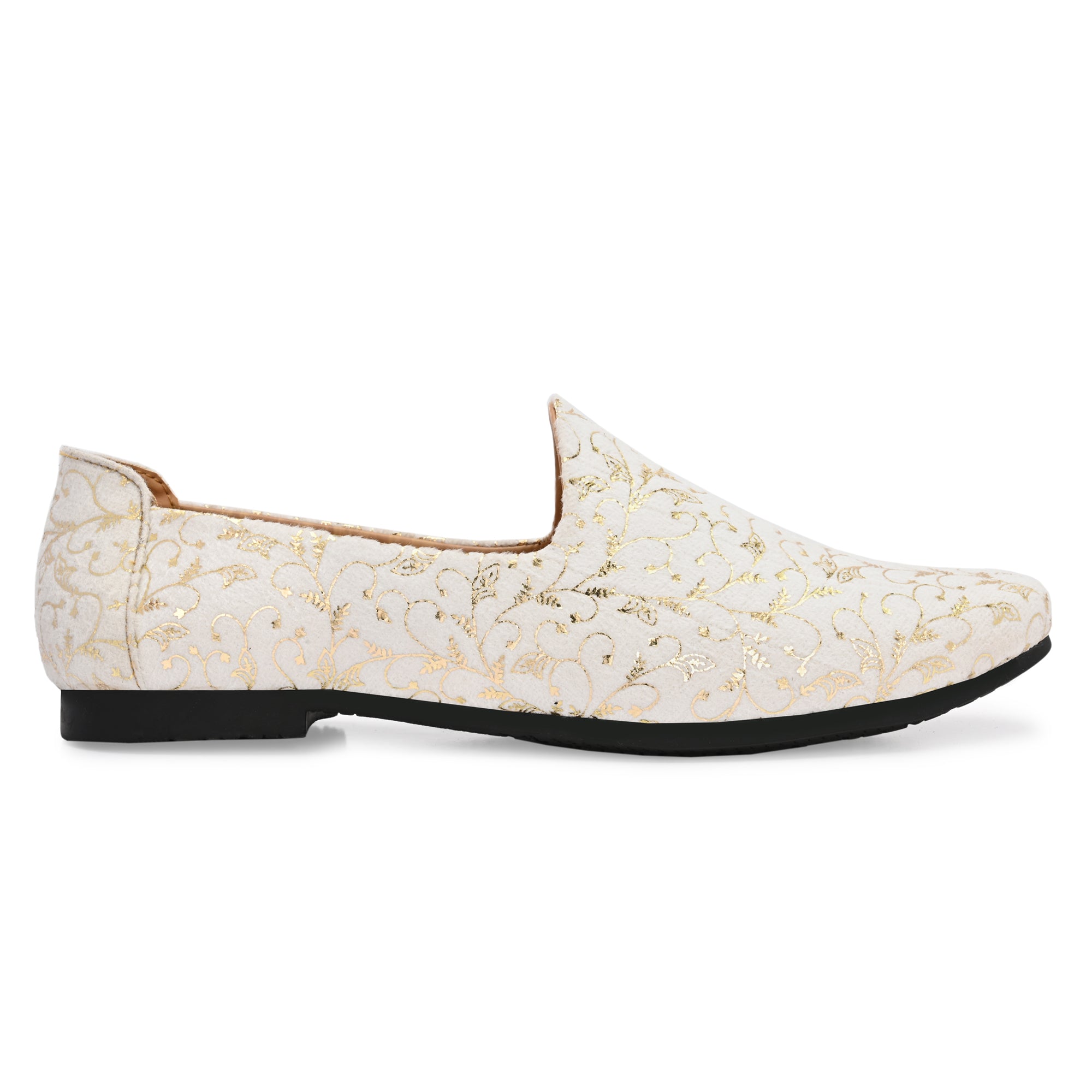 Vellinto ellinto SAMRAT Party Wear Royal Look Mojaris Juttis Slip On For Men Espadrilles For Men