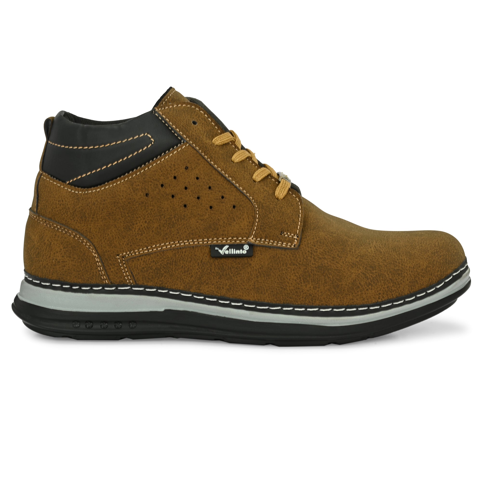 Vellinto PANTRIX Casual Boots For Men ll Synthetic Leather Casuals For Men Boots For Men