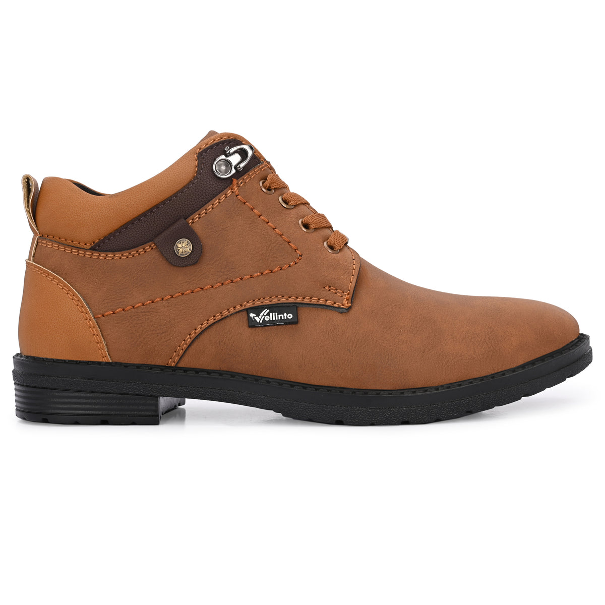 Vellinto Vellinto BRAVON Casual Boots For Men ll Synthetic Leather Boots For Men Boots For Men