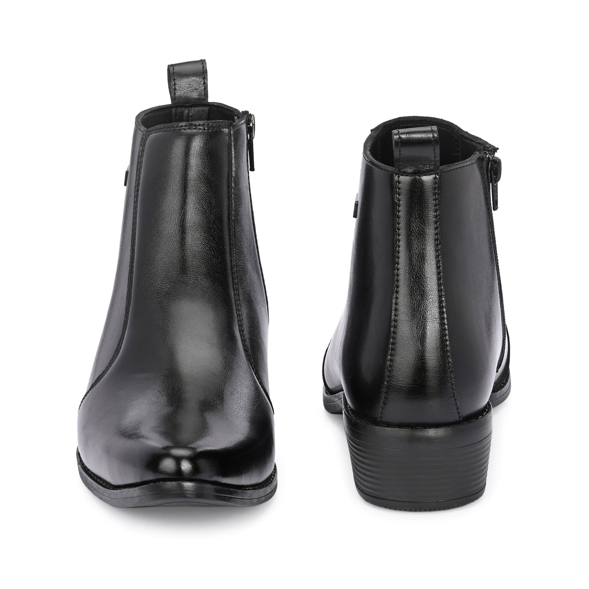 Vellinto Vellinto Royal Look RAMANA Zipped Boots For Men Synthetic Leather Boots For Men Boots For Men