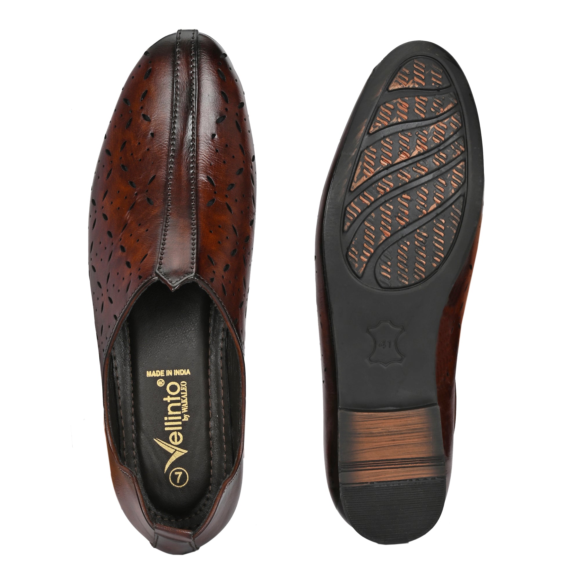 Vellinto Vellinto JASHN Cool Rajasthani Jutis Mojaris Nagra For Men Stylish Shoes Party Wear For Men