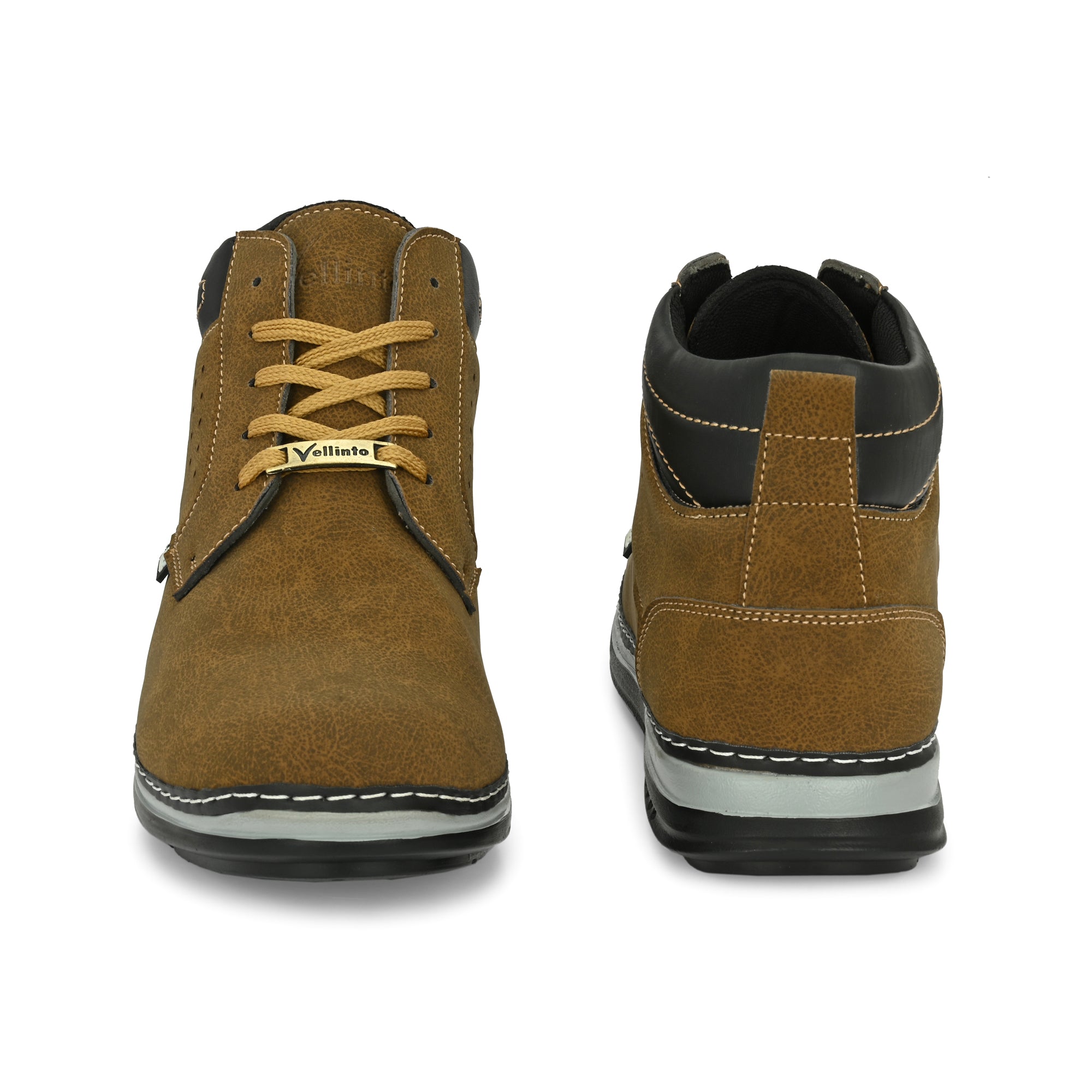 Vellinto PANTRIX Casual Boots For Men ll Synthetic Leather Casuals For Men Boots For Men