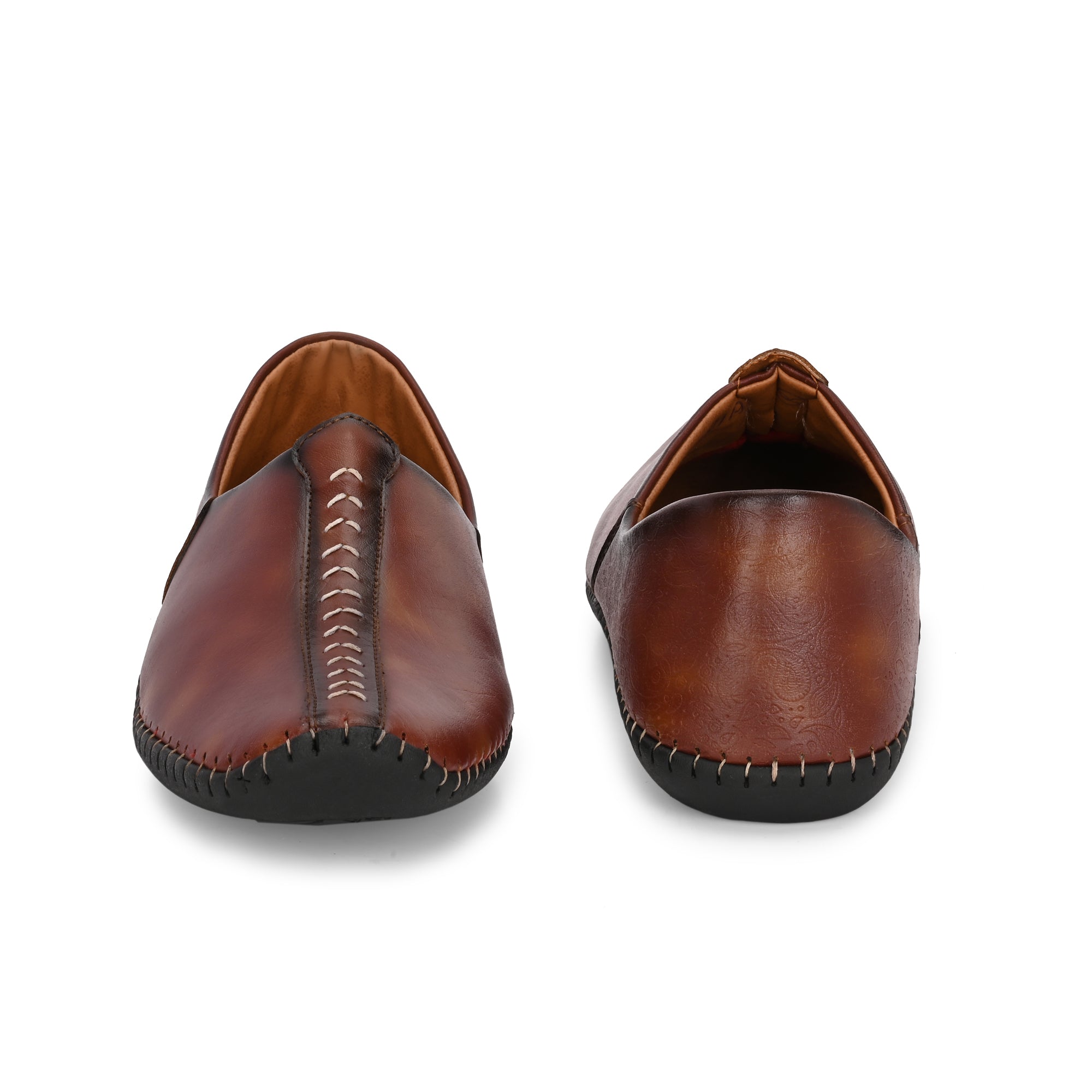 Vellinto ARTIZAN Cool Rajasthani Stitched Design Jutis Mojaris Nagra For Men Casuals For Men