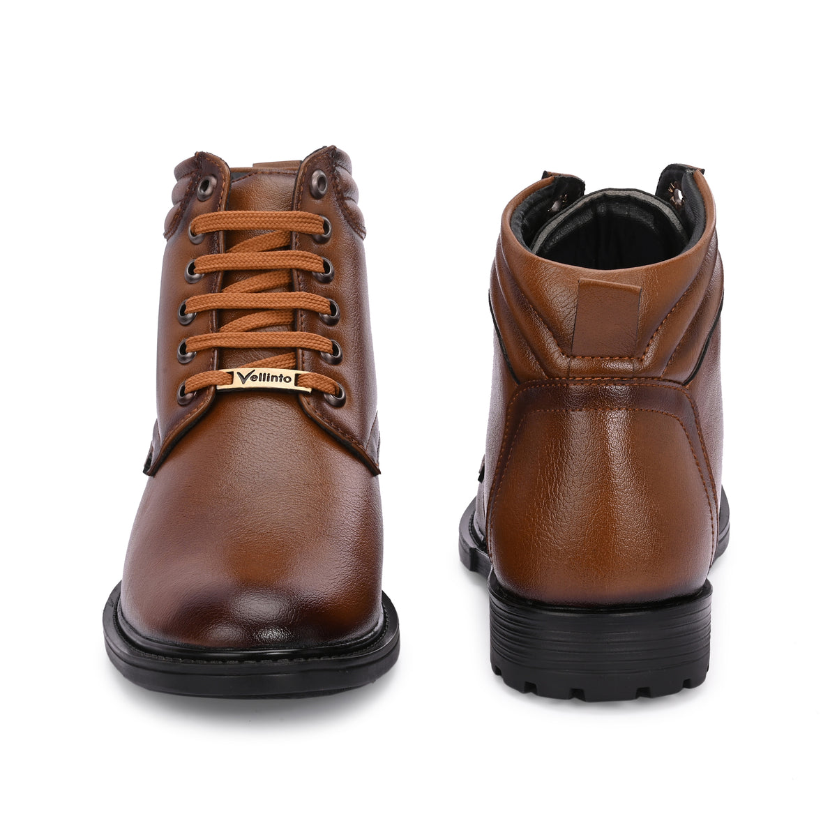 Vellinto Vellinto TIMBER Casual Boots For Men ll Synthetic Leather Boots Casuals For Men Boots For Men