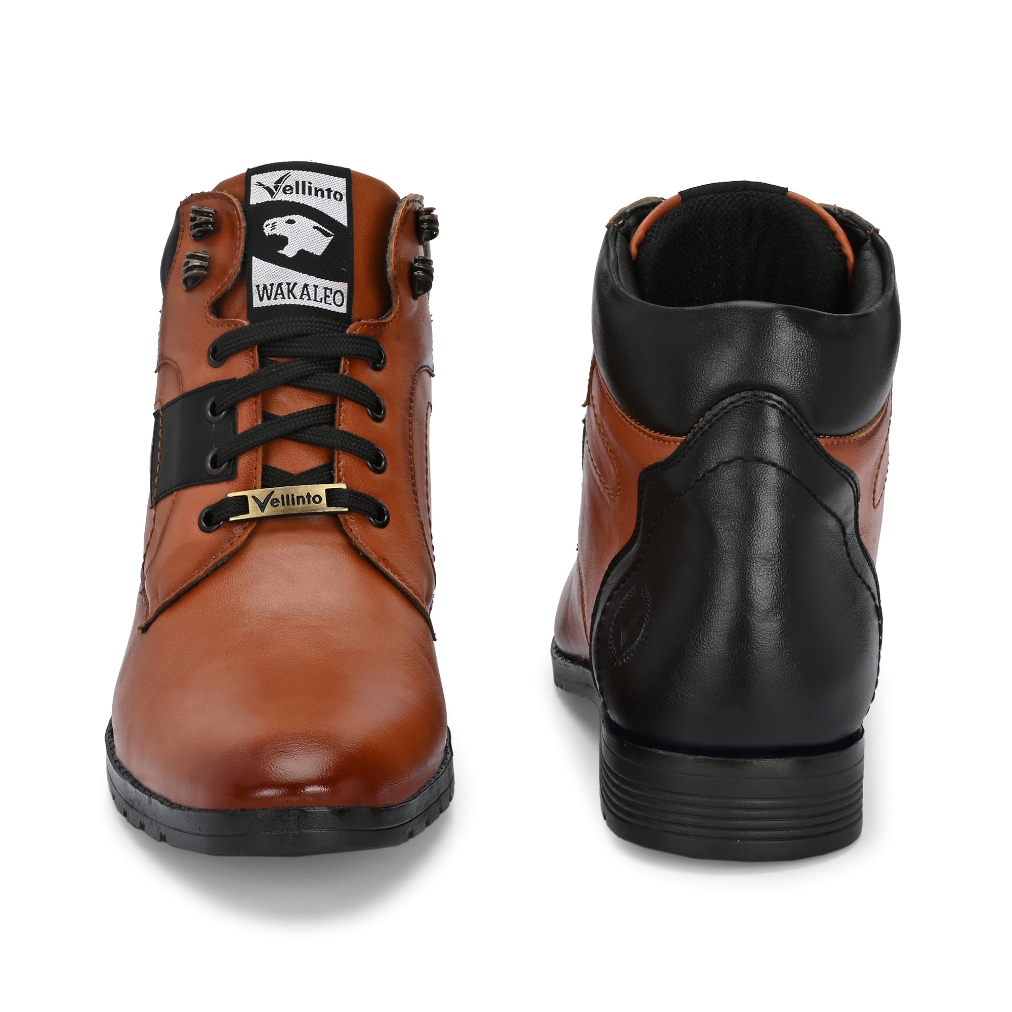 Vellinto Vellinto LUCAS Men's Mid Ankle Stylish Casual & Party Wear Lace-Up Boots Boots For Men