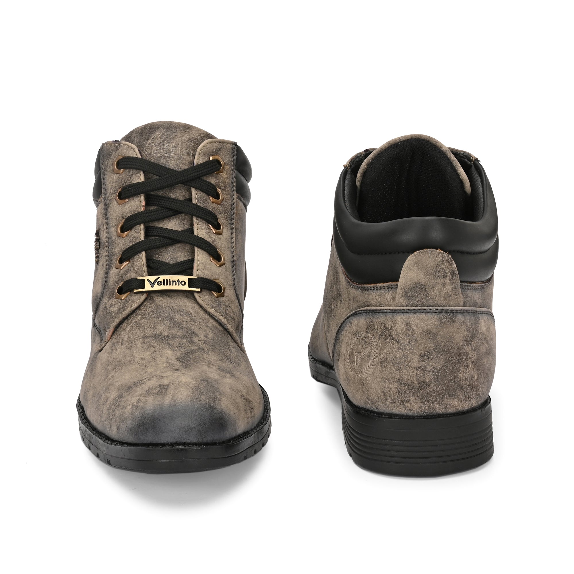 Vellinto STONY Trendy and Stylish Casual Mid-Ankle Synthetic leather Boots Boots For Men