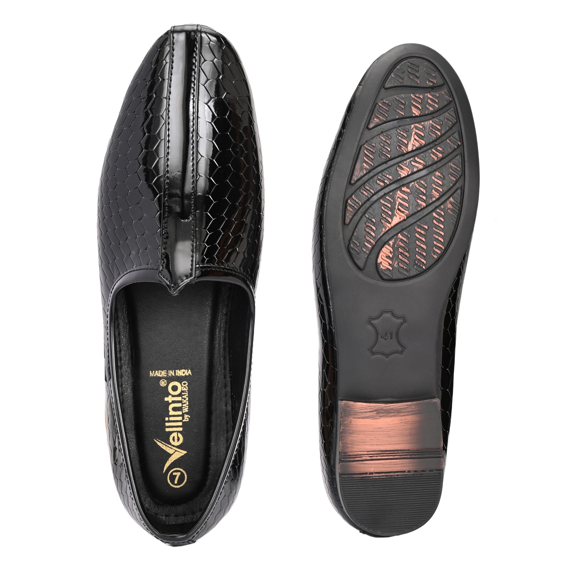 Vellinto GLOBRA Trendy and Stylish Rajasthani Jutis/Mojaris For Men Party Wear For Men