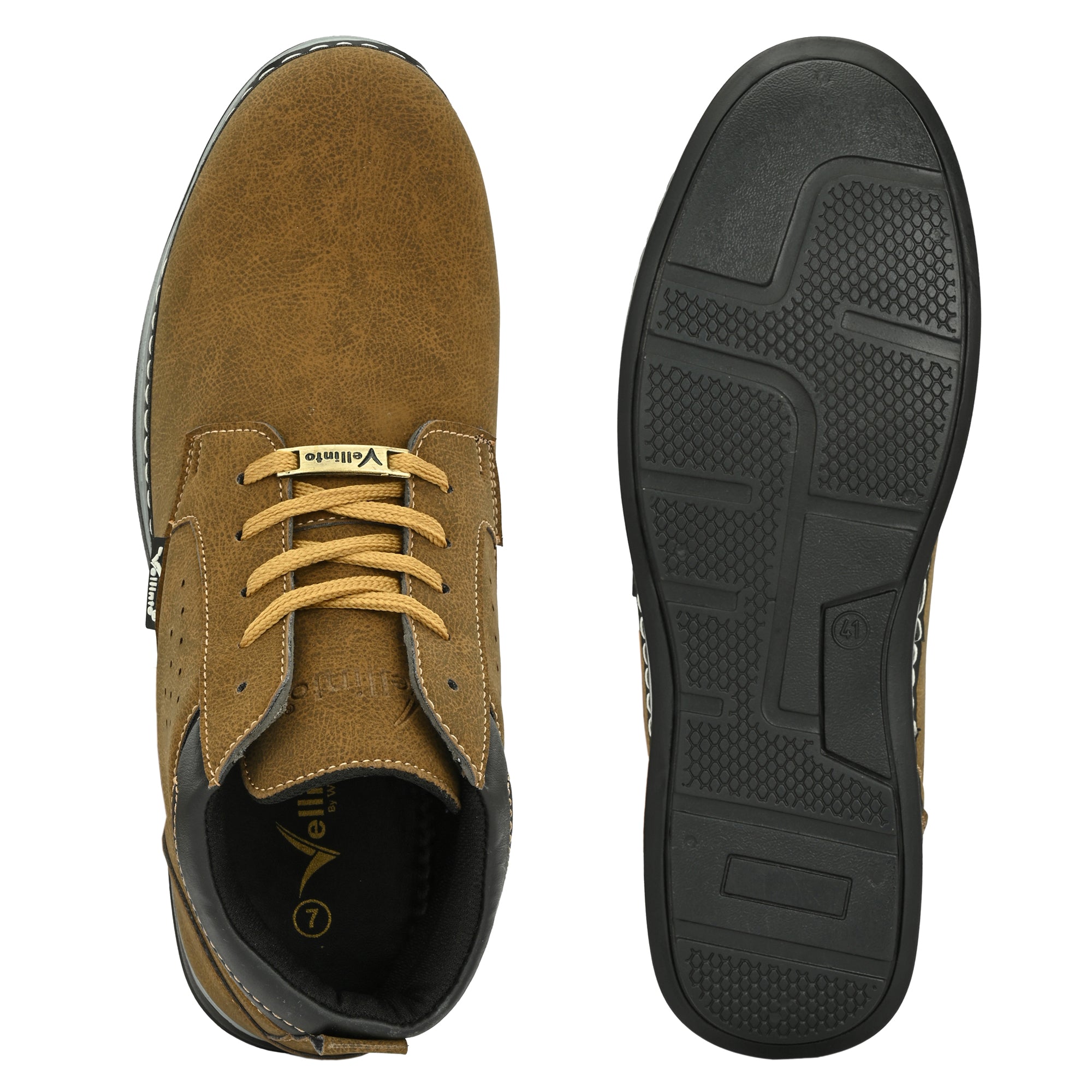 Vellinto PANTRIX Casual Boots For Men ll Synthetic Leather Casuals For Men Boots For Men