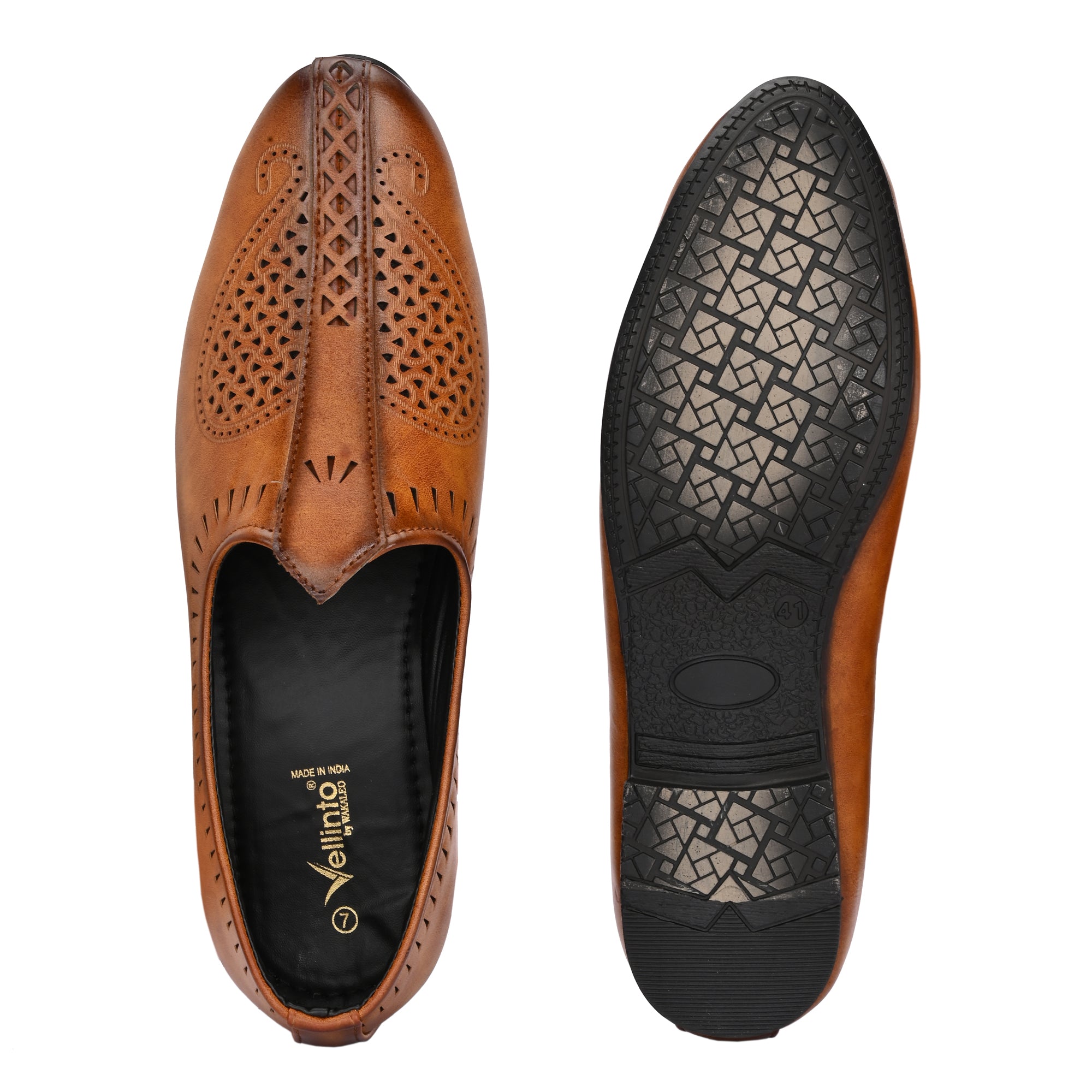 Vellinto Cool Rajasthani KLASSIC Jutis For Men Mojaris For Men Nagra For Men Corporate Casuals For Men