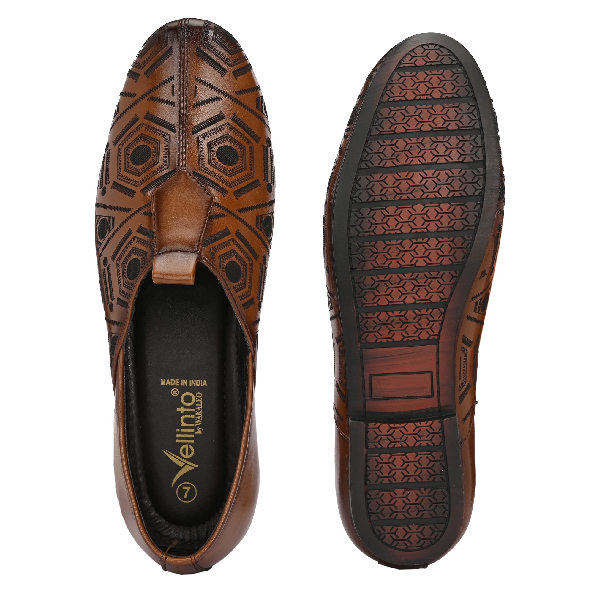 Vellinto Vellinto ZIVAH Cool Rjasthani Ethnic Jutti For Men ll Party Wear Mojari For Men Party Wear For Men