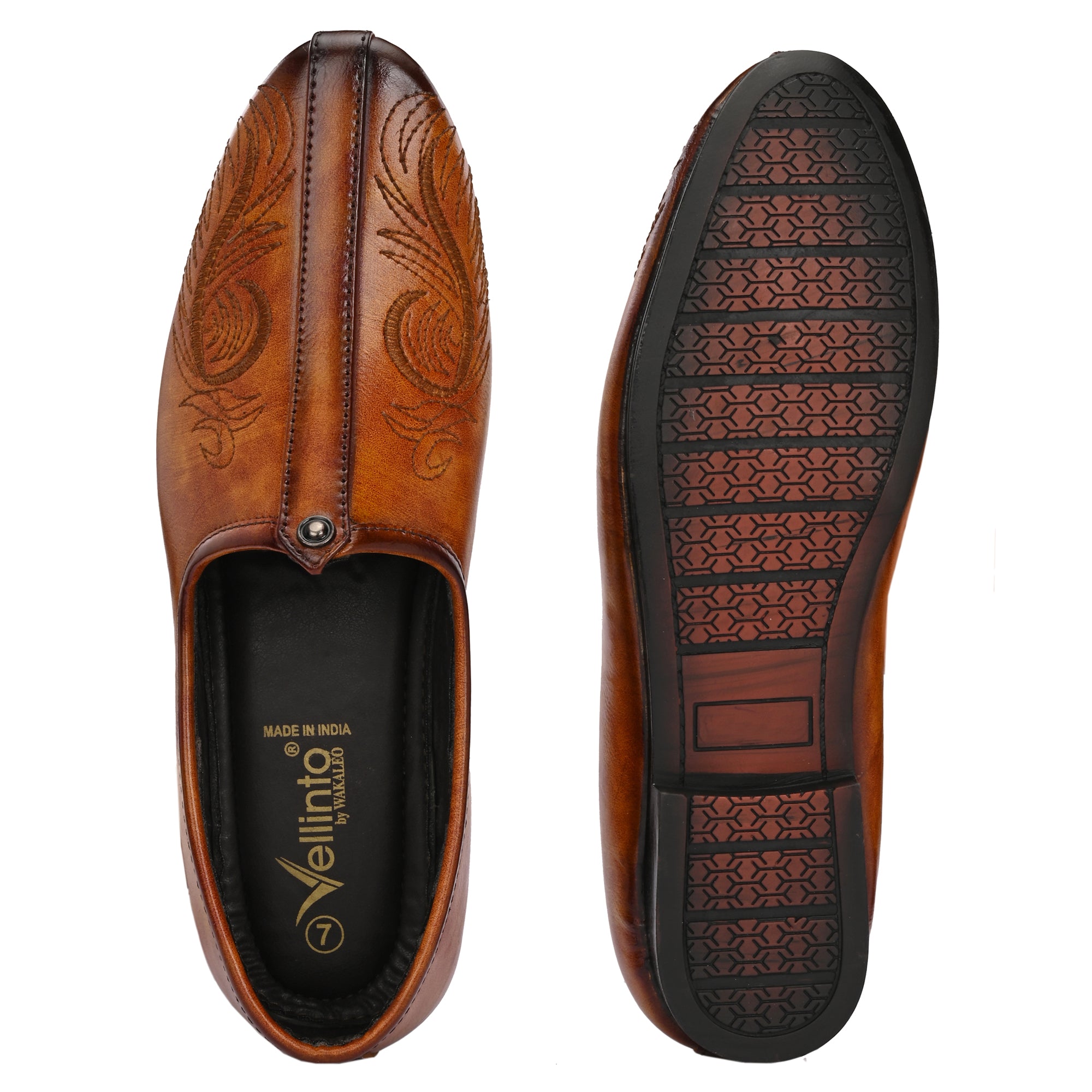 Vellinto Vellinto ASHFAQ Cool Rjasthani Ethnic Jutti For Men ll Party Wear Mojari For Men Party Wear For Men