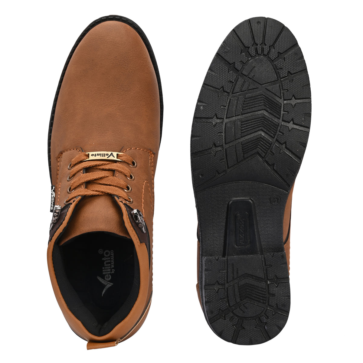 Vellinto Vellinto BRAVON Casual Boots For Men ll Synthetic Leather Boots For Men Boots For Men
