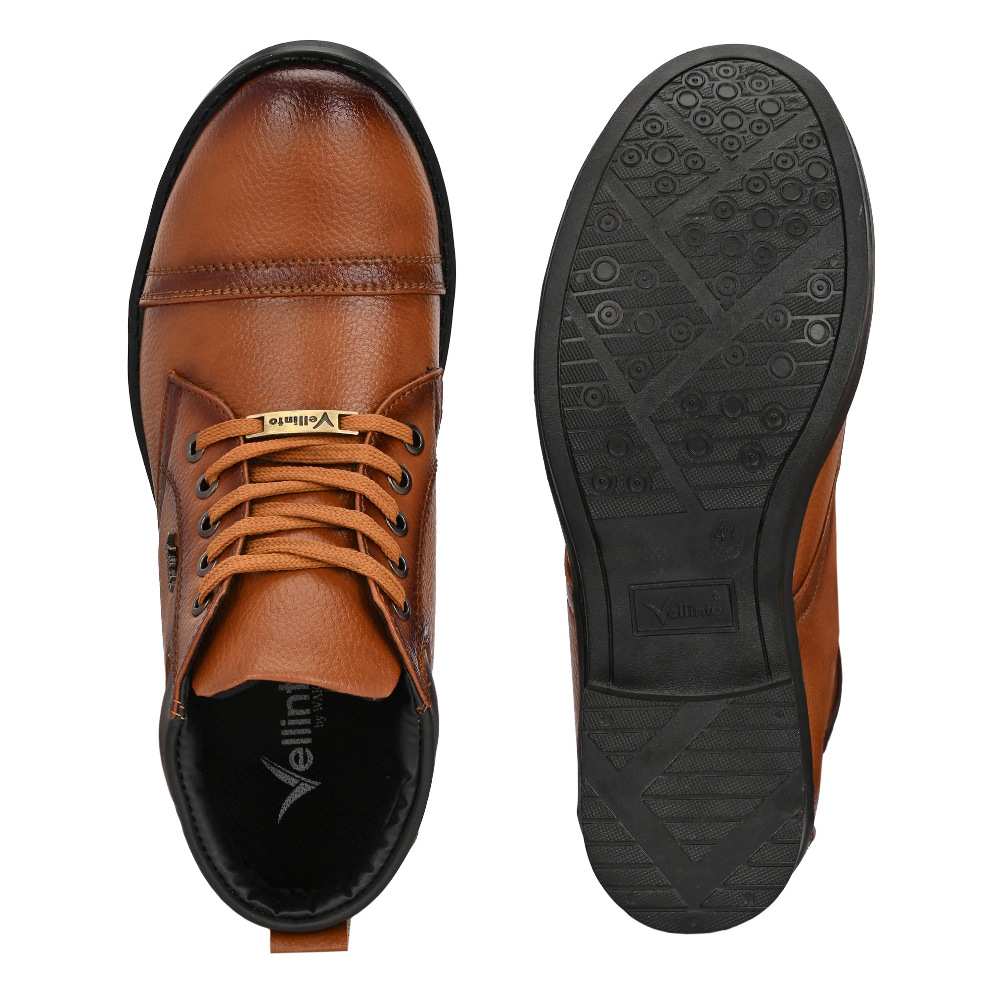 Vellinto Vellinto FLEXOR Casual Mid-Ankle Synthetic leather Stylish and trendy Boots Boots For Men