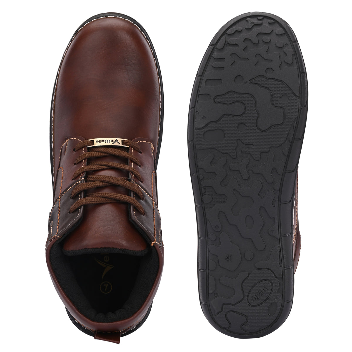 Vellinto Vellinto VEGA Casual Derby Boots For Men ll Stylish Semi Formal Boots For Men Casuals For Men