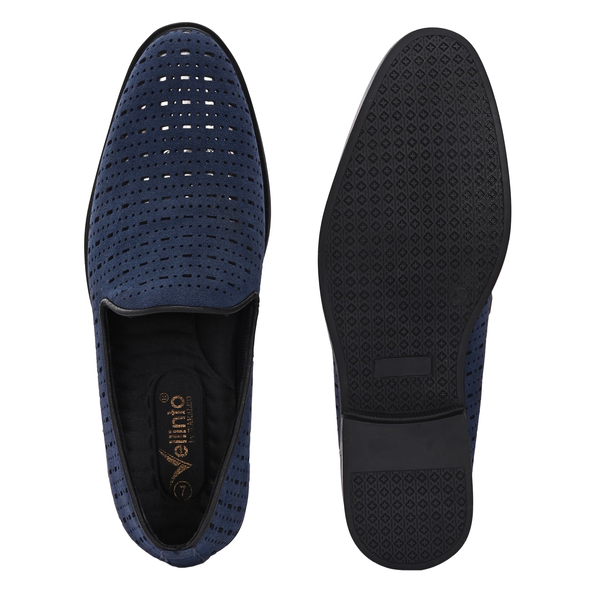 Vellinto ZENTRO Urban Classic Breathable Perforated Slipon Formal Comfort Loafer Party Wear For Men