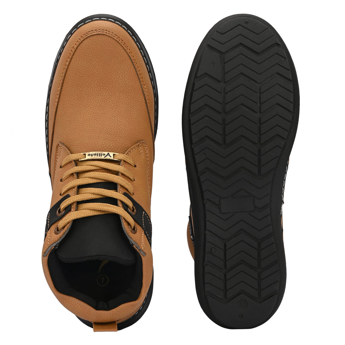 Vellinto PINNACLE Casual Boots For Men ll Stylish Semi Formal Shoes High Tops For Men