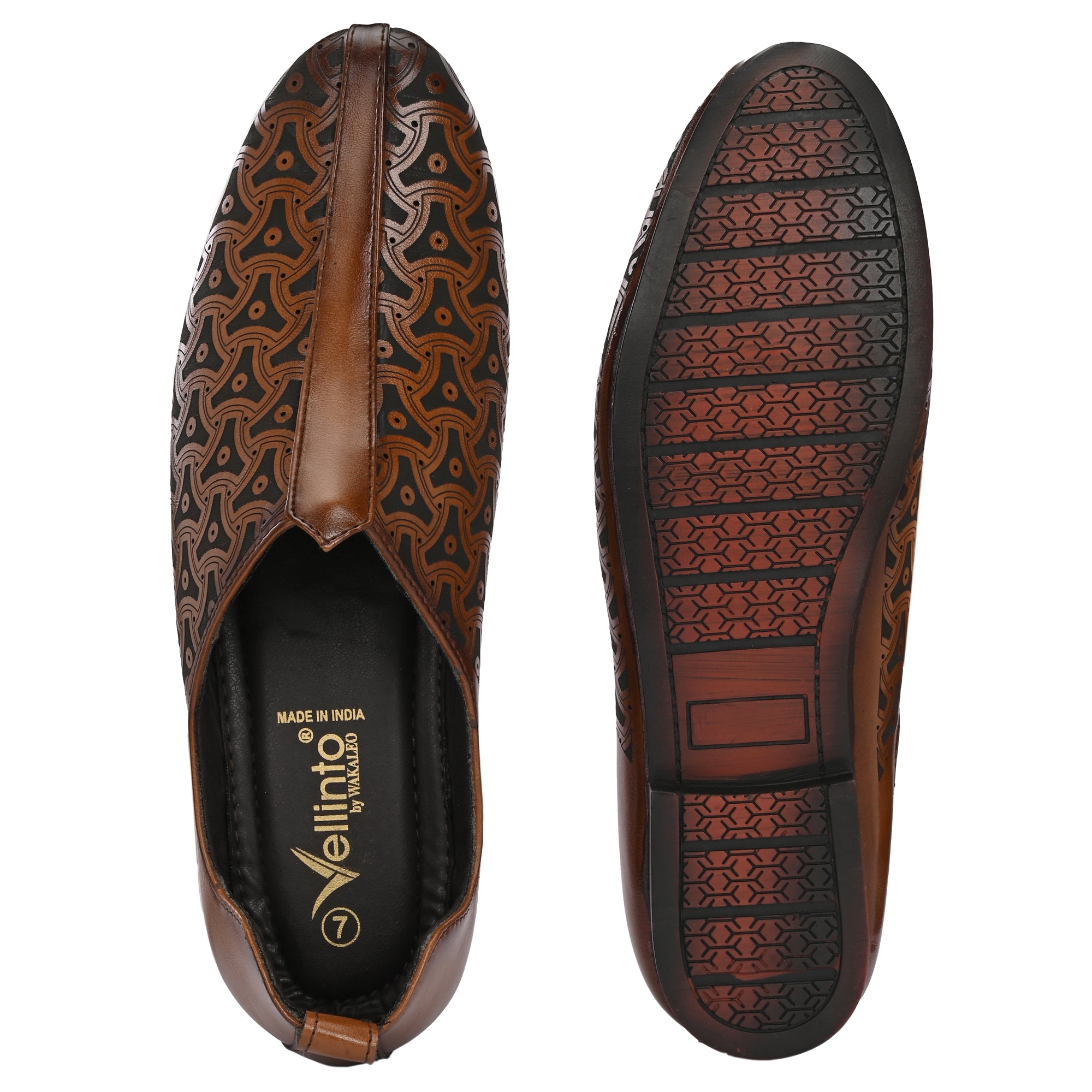 Vellinto MEHRAJ Cool Rjasthani Ethnic Juttis For Men ll Mojaris For Men Party Wear For Men