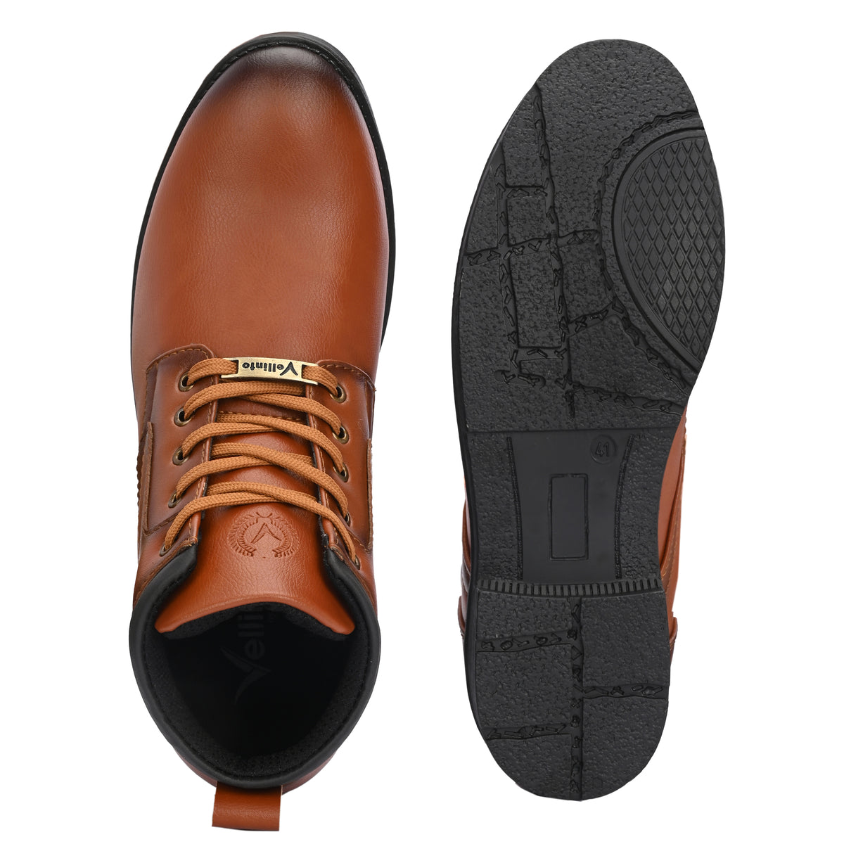Vellinto FRONTIER Casual Boots For Men ll Synthetic Leather Boots