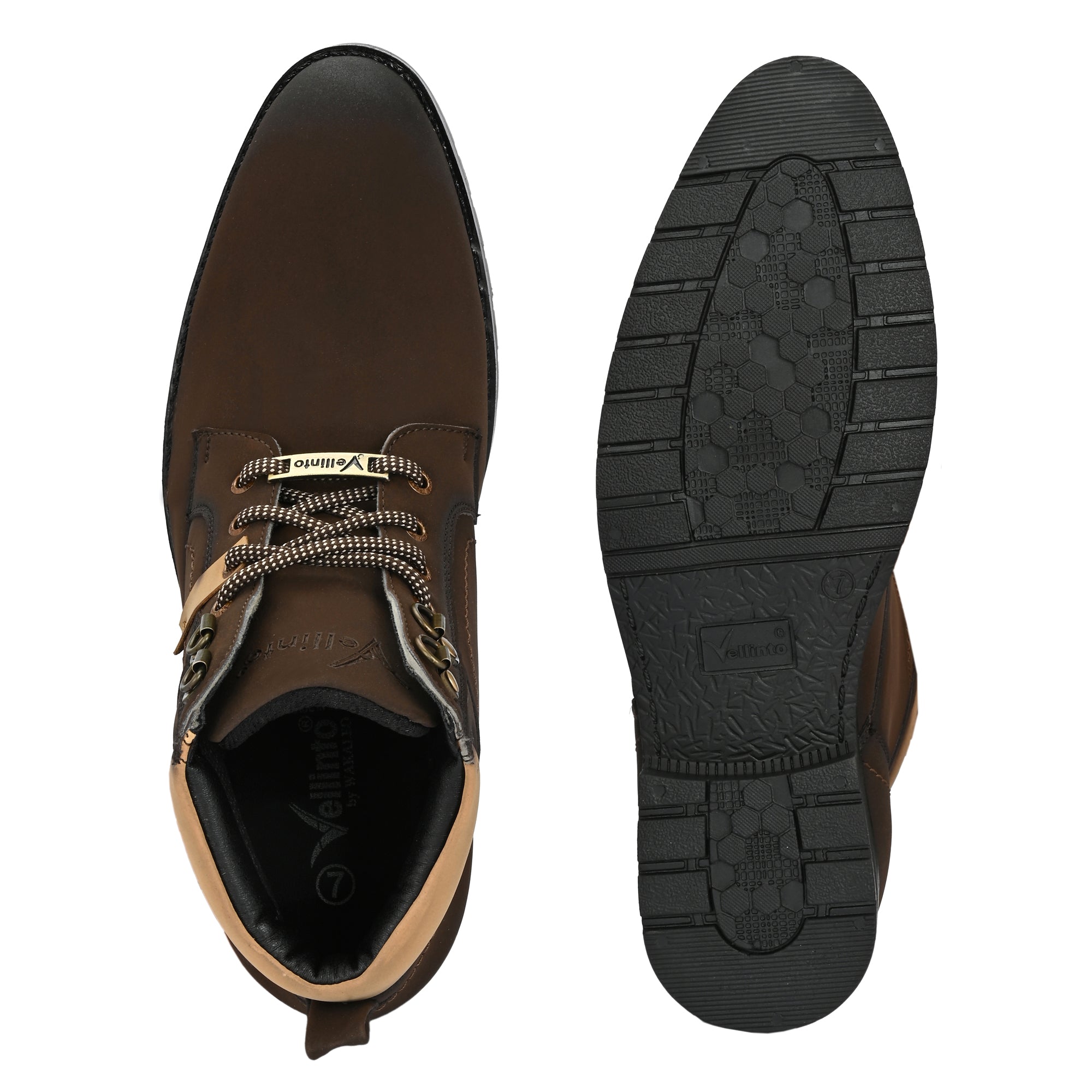 Vellinto ROADBURNER Stylish Synthetic Leather Boots For Men