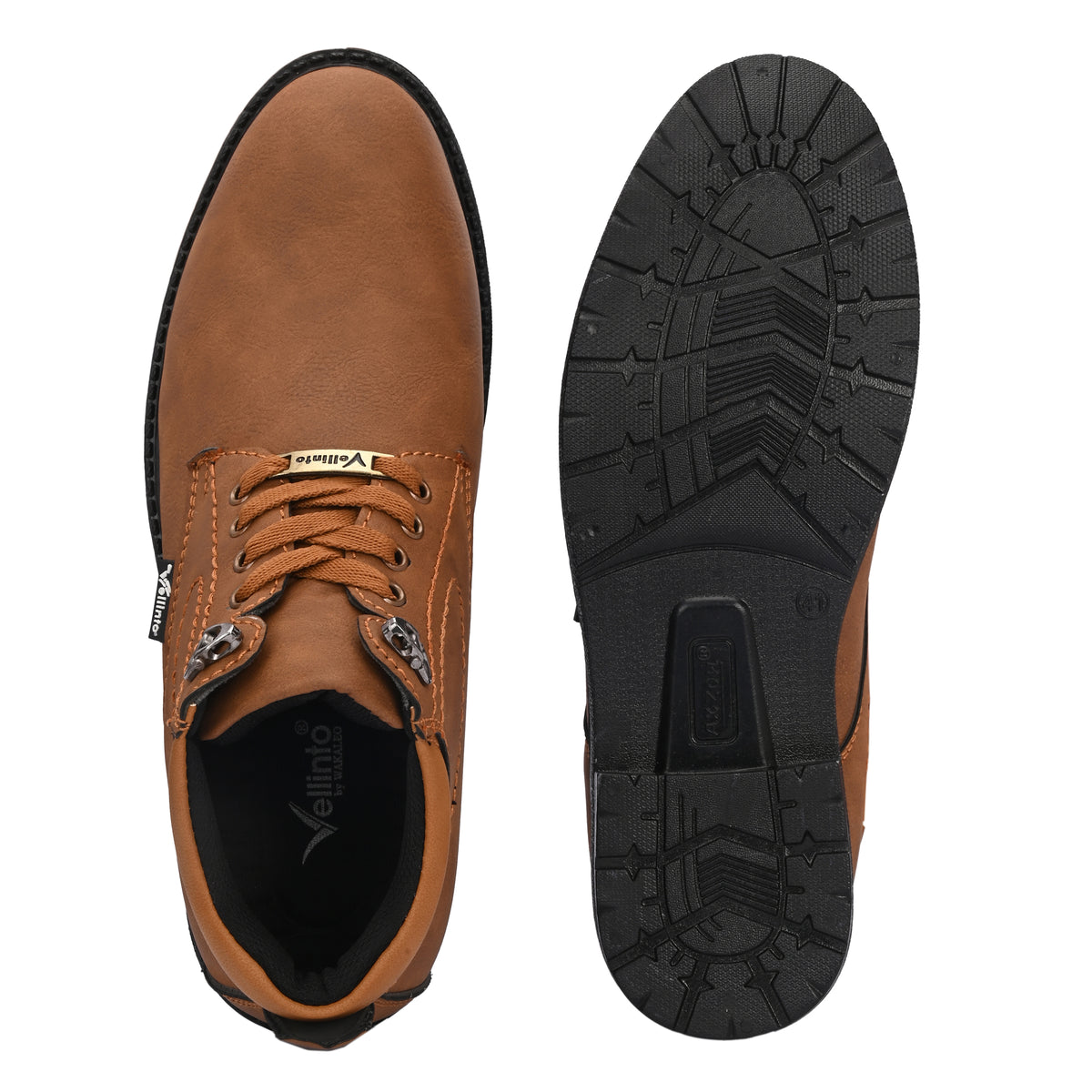 Vellinto EXECUTIVE Casual Boots For Men ll Synthetic Leather Mid-Ankle Boots Boots For Men