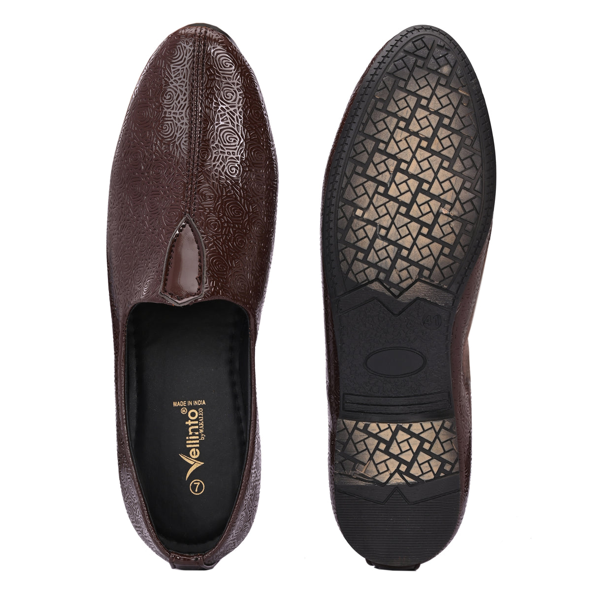 Vellinto Vellinto COUGAR Ethnic juttis/Nagra/Mojaris For Men Slip On For Men