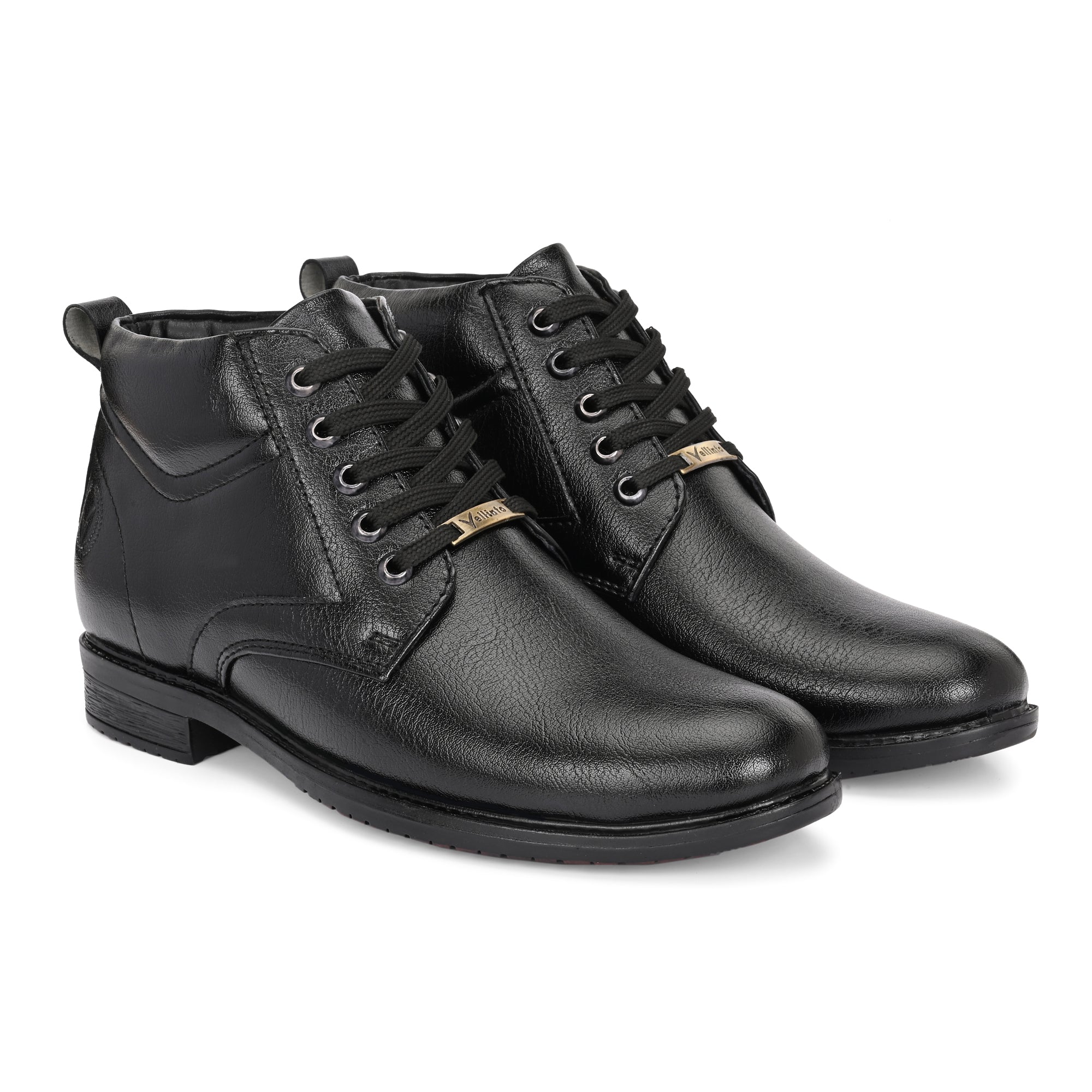Vellinto INDIANA Men Mid Ankle Synthetic Leather Boots| Party & Office Wear Boots For Men