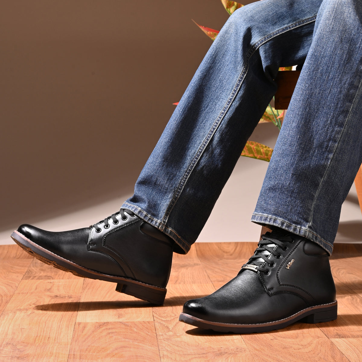 Vellinto Vellinto TRAILBLAZER Casual Boots For Men ll Synthetic Leather Boots Boots For Men