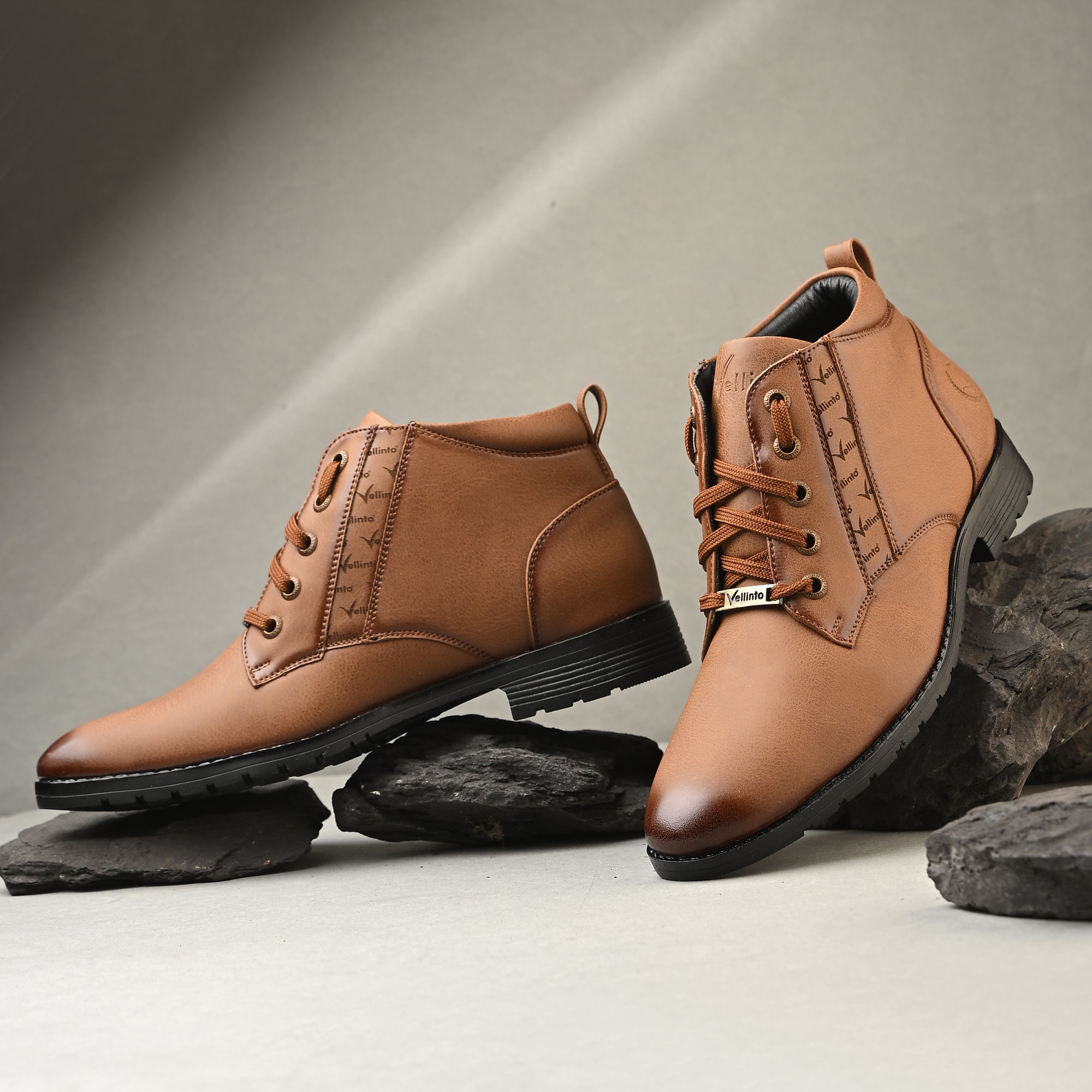 Vellinto Vellinto SANDUNE Casual Mid-Ankle Synthetic leather Boots For Men Boots For Men