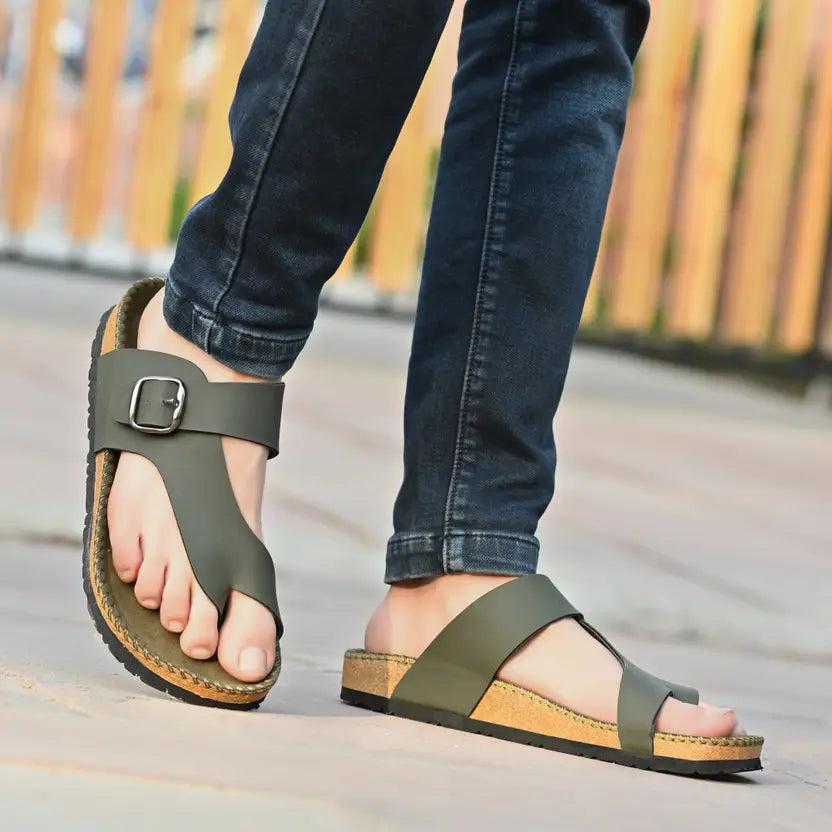 Vellinto OMAR Toe Strap Sandals ll Berkin-Style Slippers For Men