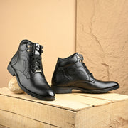 Vellinto Vellinto LUCAS Men's Mid Ankle Stylish Casual & Party Wear Lace-Up Boots Boots For Men