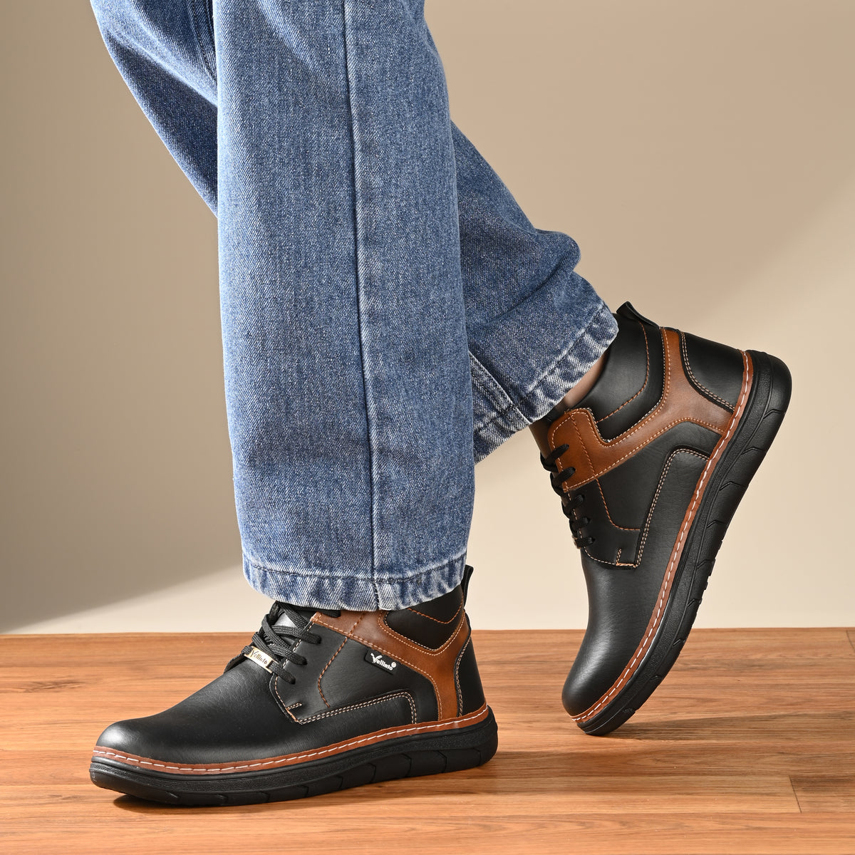 Vellinto Vellinto VEGA Casual Derby Boots For Men ll Stylish Semi Formal Boots For Men Casuals For Men