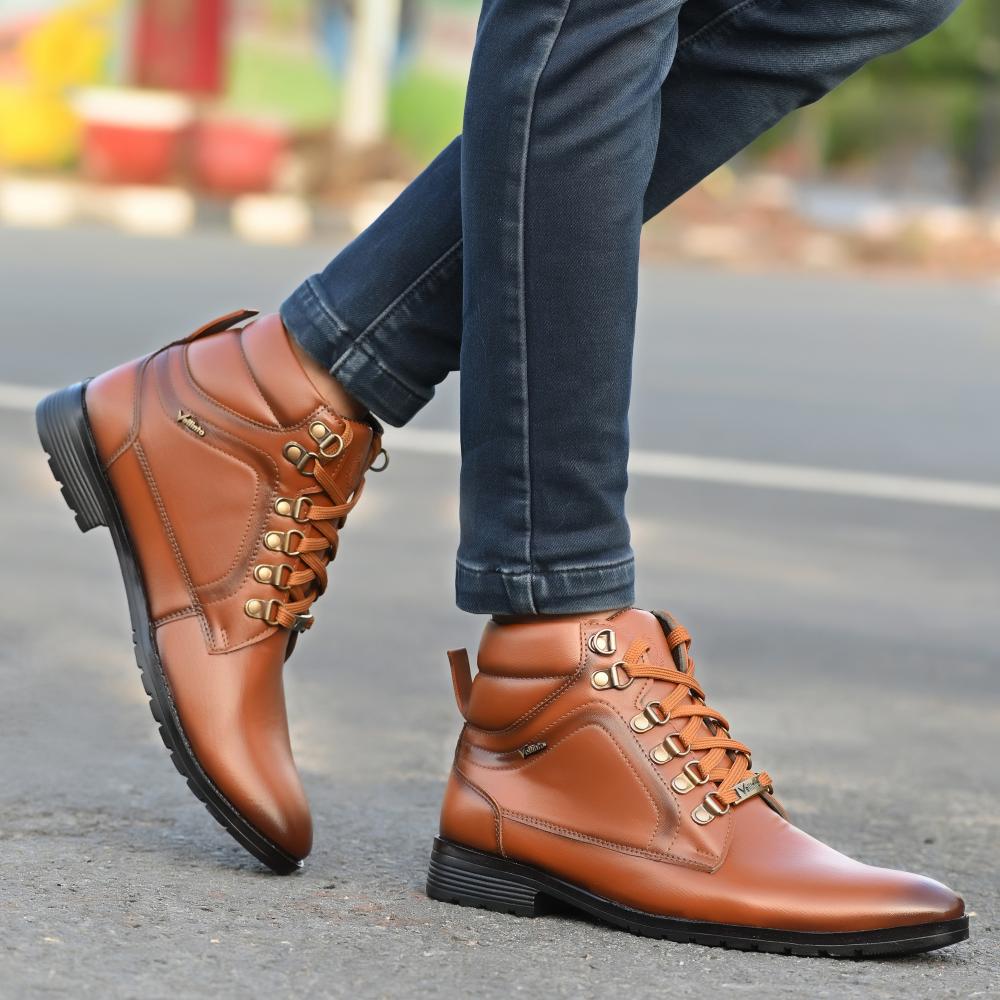 Vellinto AUSTIN Casual Mid-Ankle Synthetic leather Boots For Men